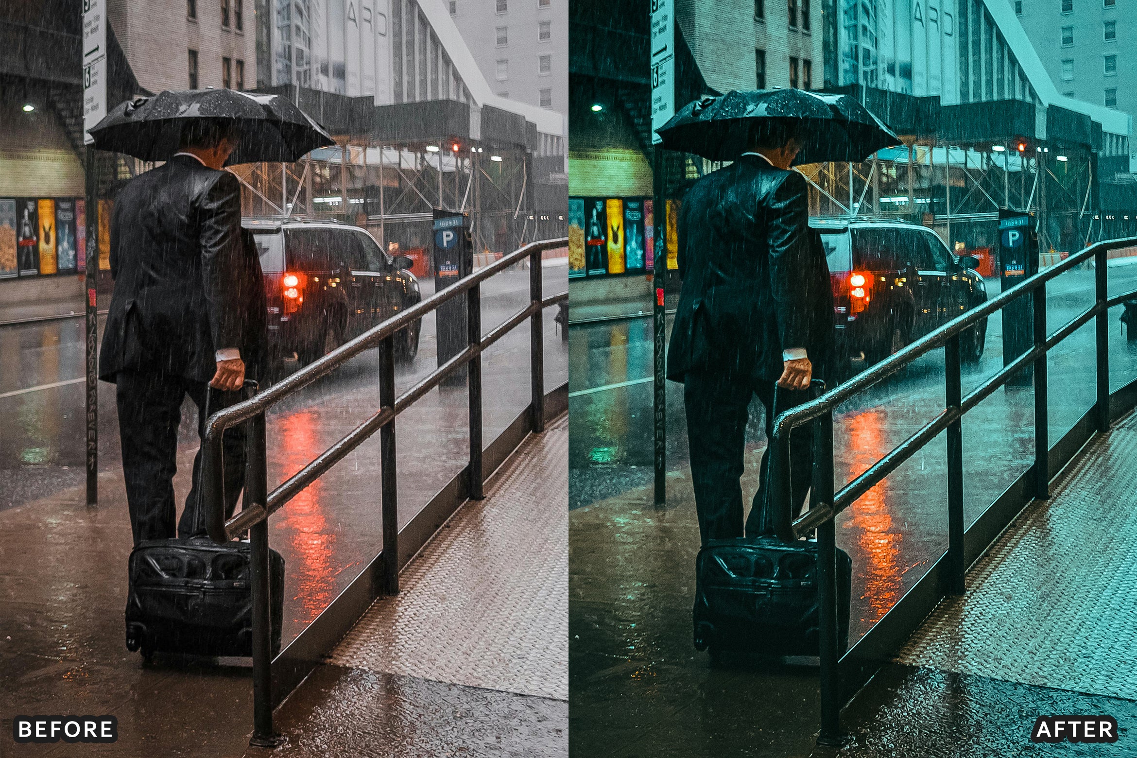 AI-Optimized Moody Rainy Day Lightroom Presets - Lightroom Presets - by AAA Presets