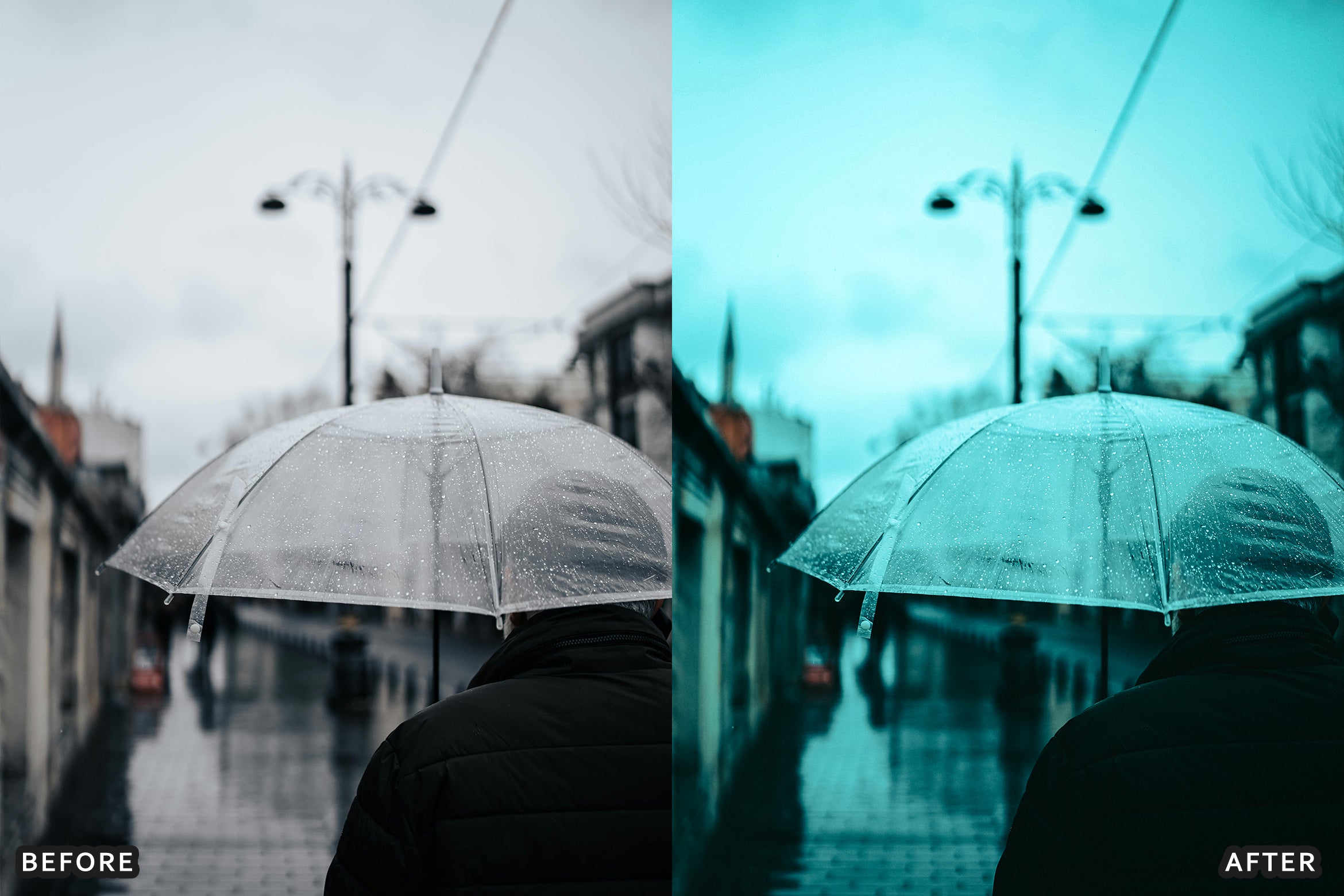 AI-Optimized Moody Rainy Day Lightroom Presets - Lightroom Presets - by AAA Presets