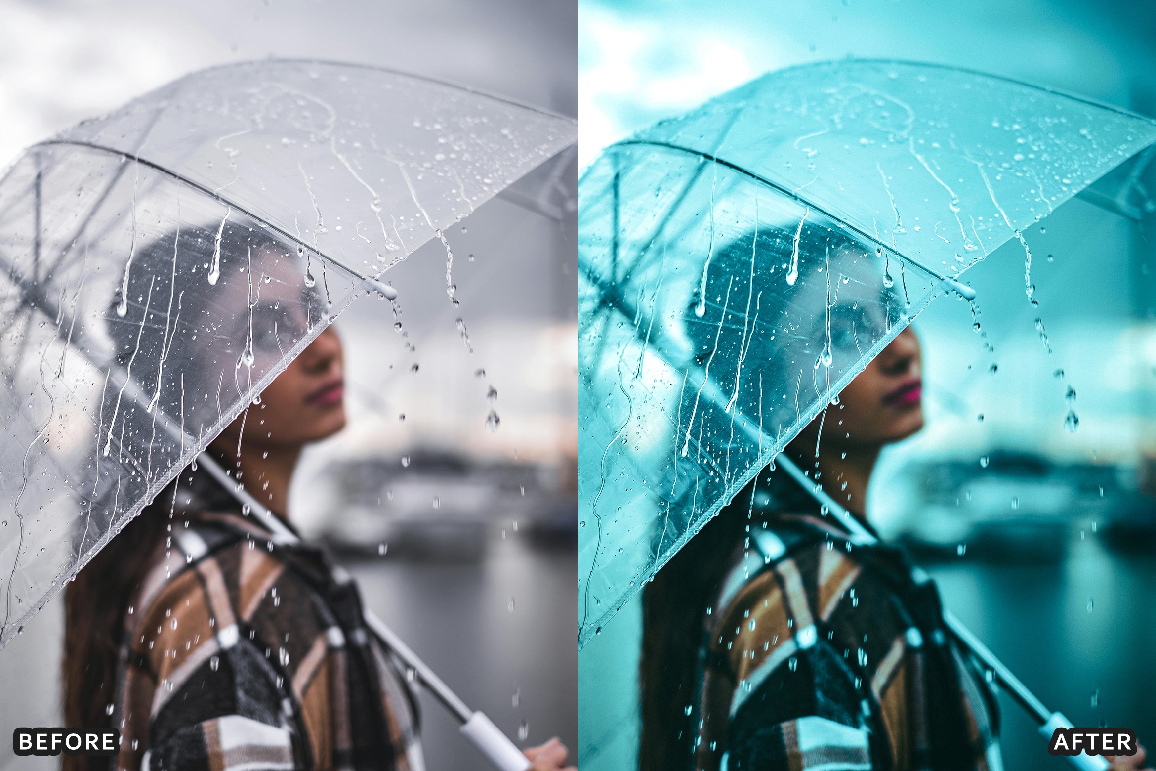 AI-Optimized Moody Rainy Day Lightroom Presets - Lightroom Presets - by AAA Presets