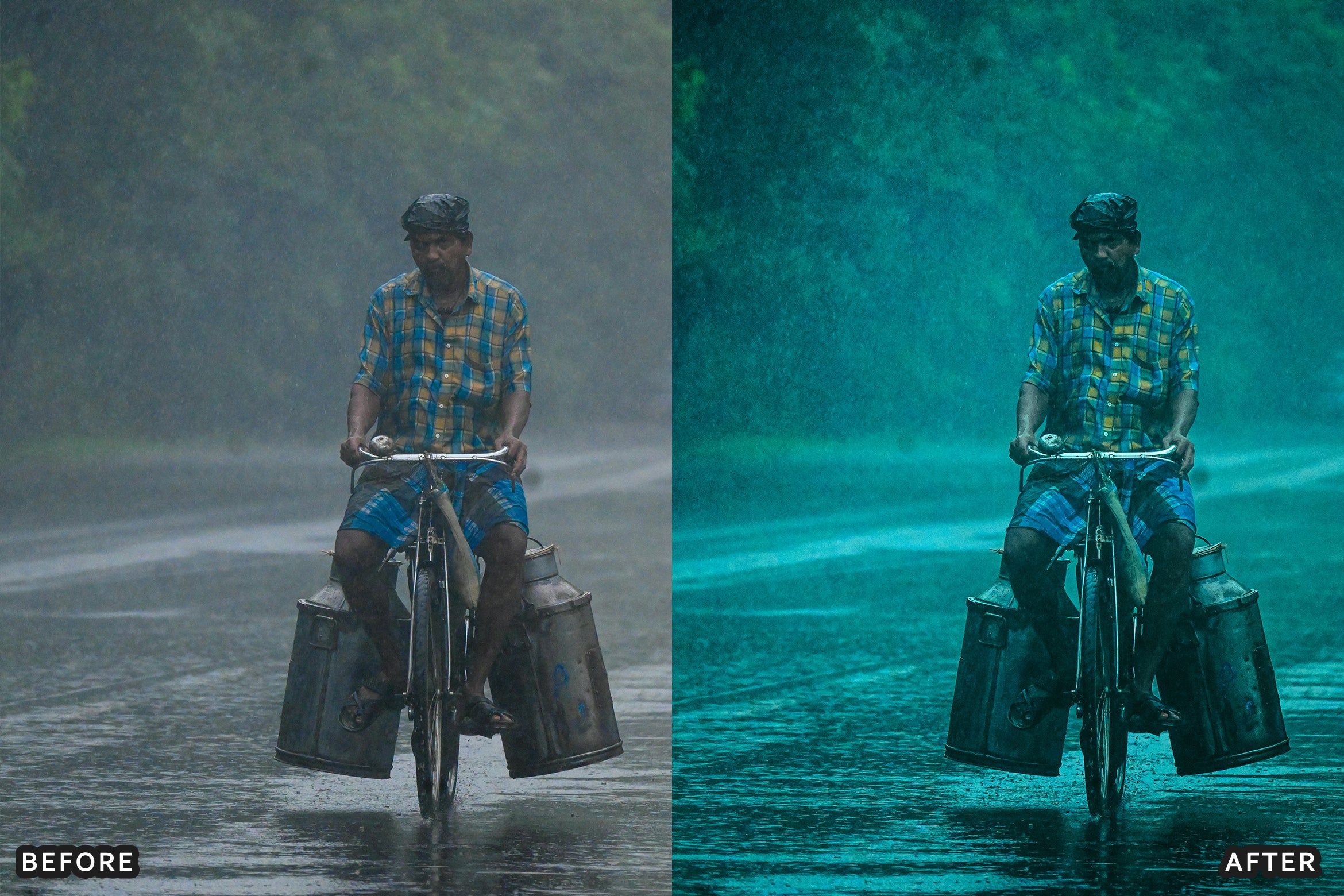 AI-Optimized Moody Rainy Day Lightroom Presets - Lightroom Presets - by AAA Presets