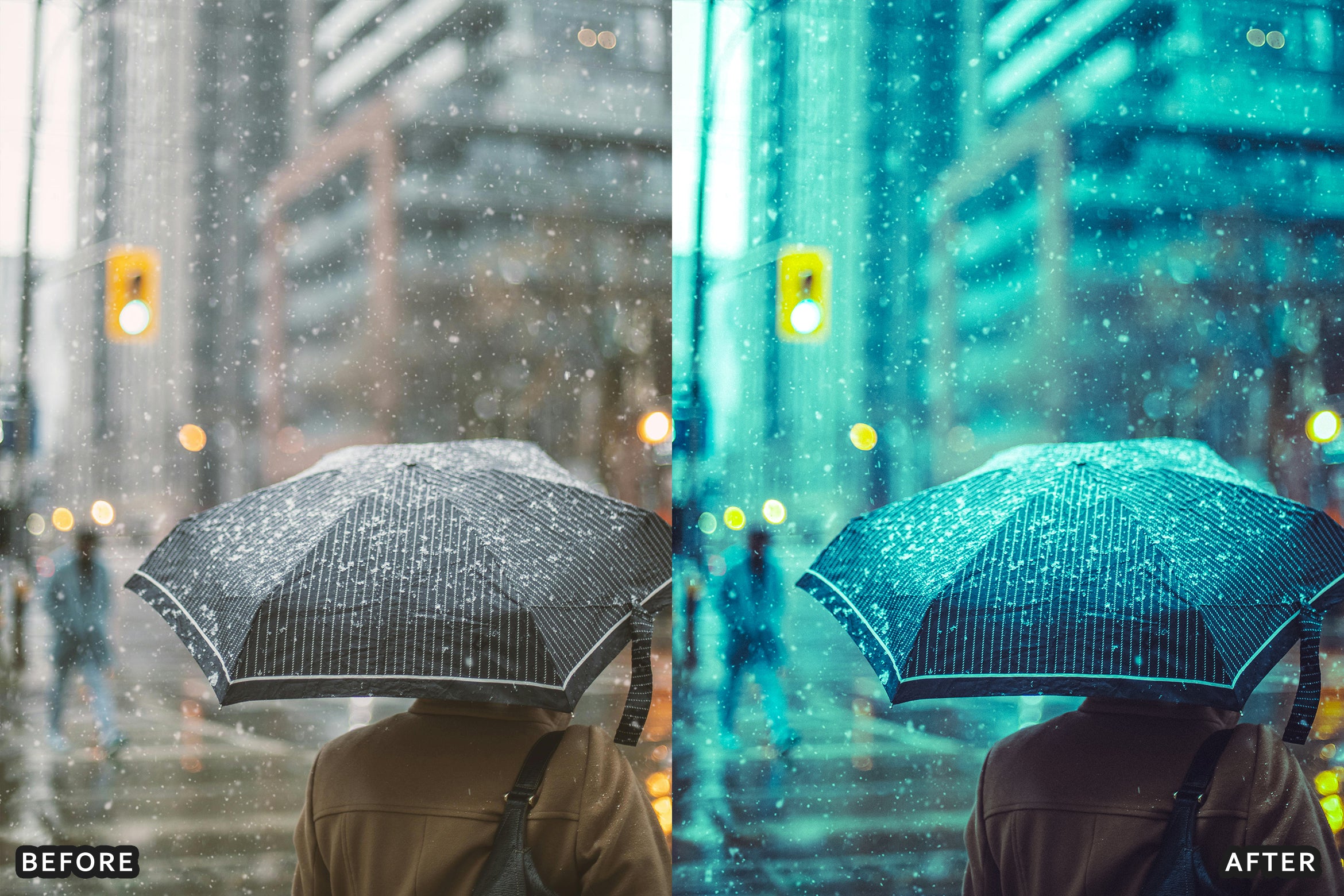 AI-Optimized Moody Rainy Day Lightroom Presets - Lightroom Presets - by AAA Presets