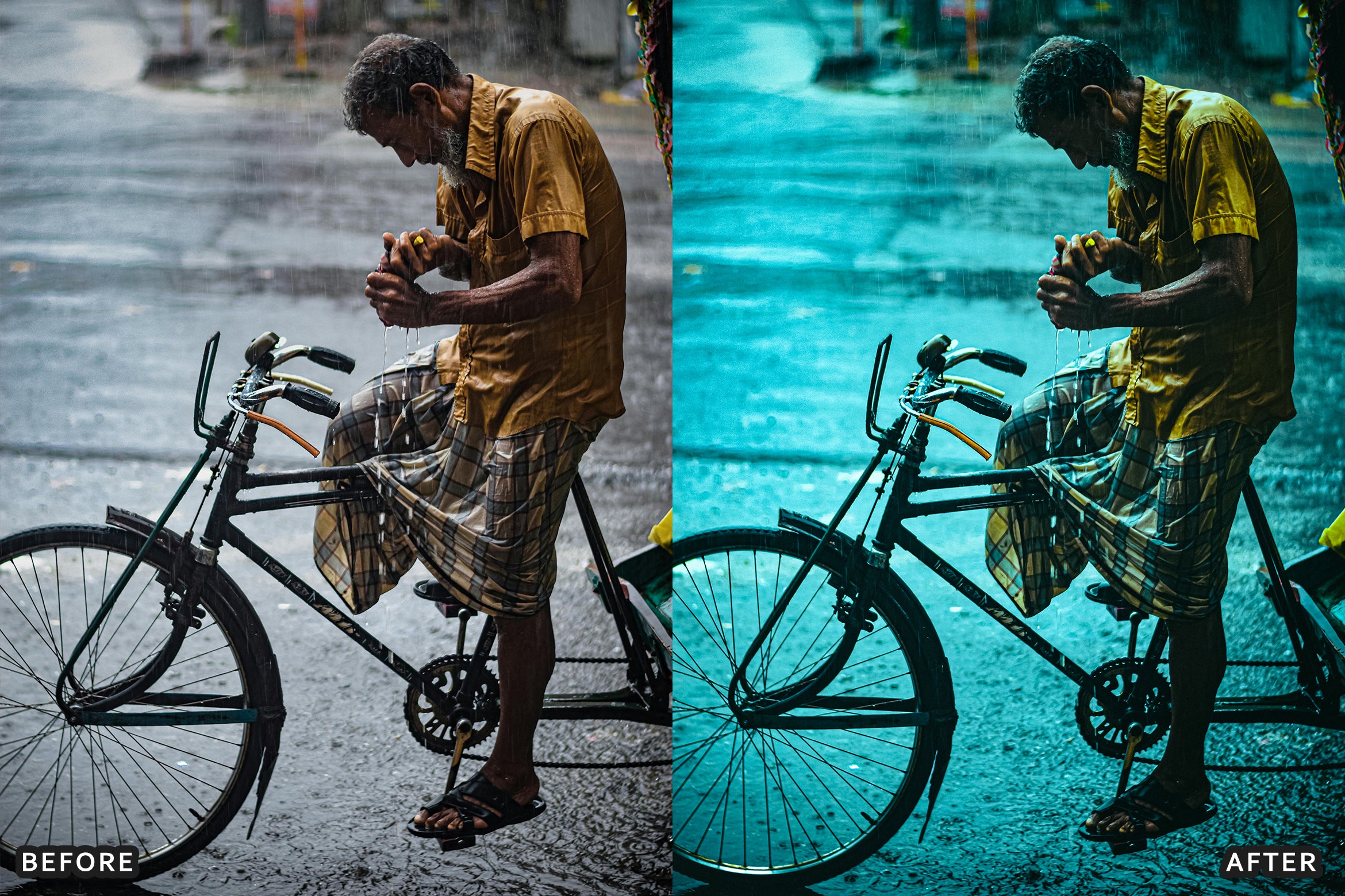 AI-Optimized Moody Rainy Day Lightroom Presets - Lightroom Presets - by AAA Presets