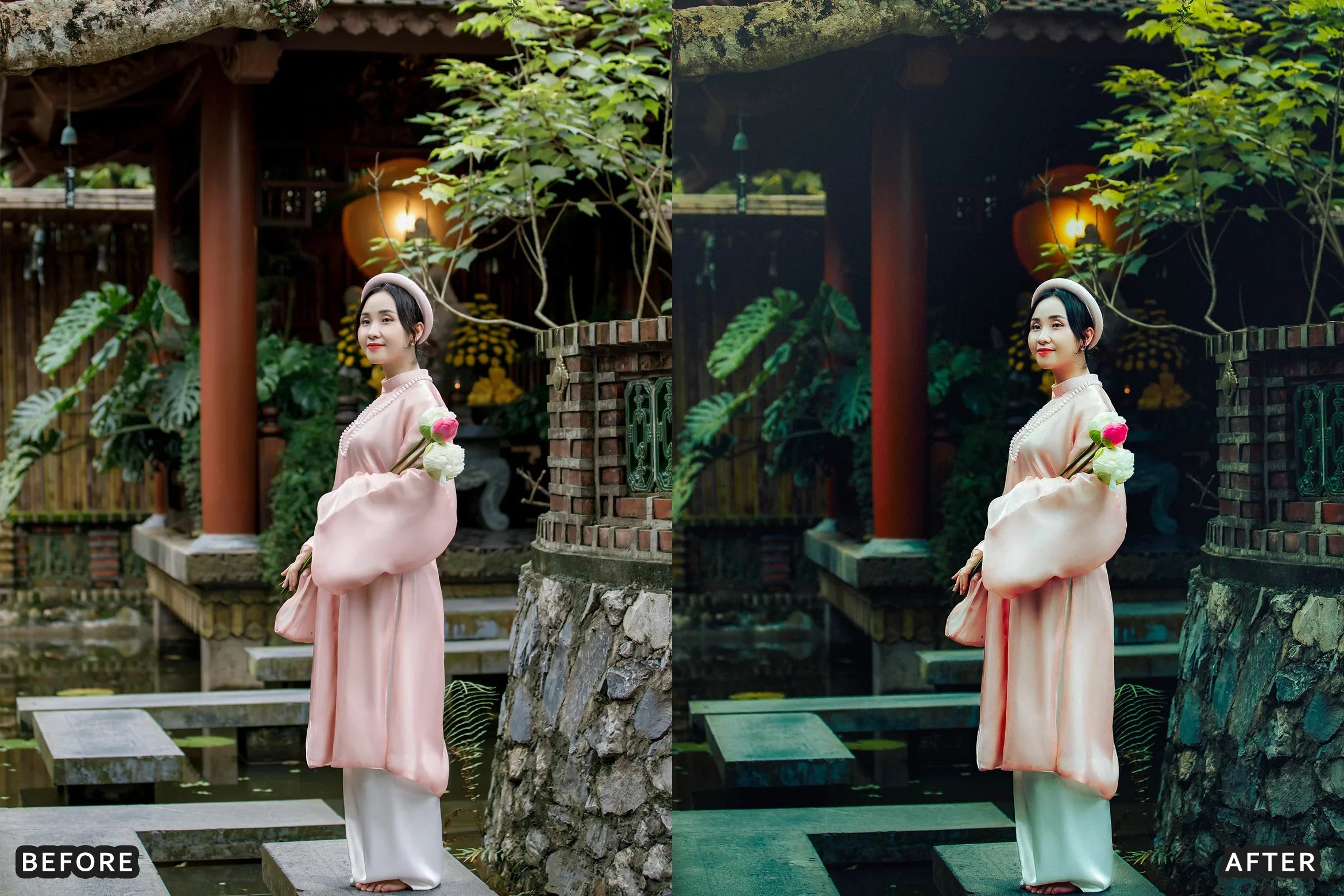 AI-Optimized Moody Red Cinematic Travel Lightroom Presets - Lightroom Presets - by AAA Presets