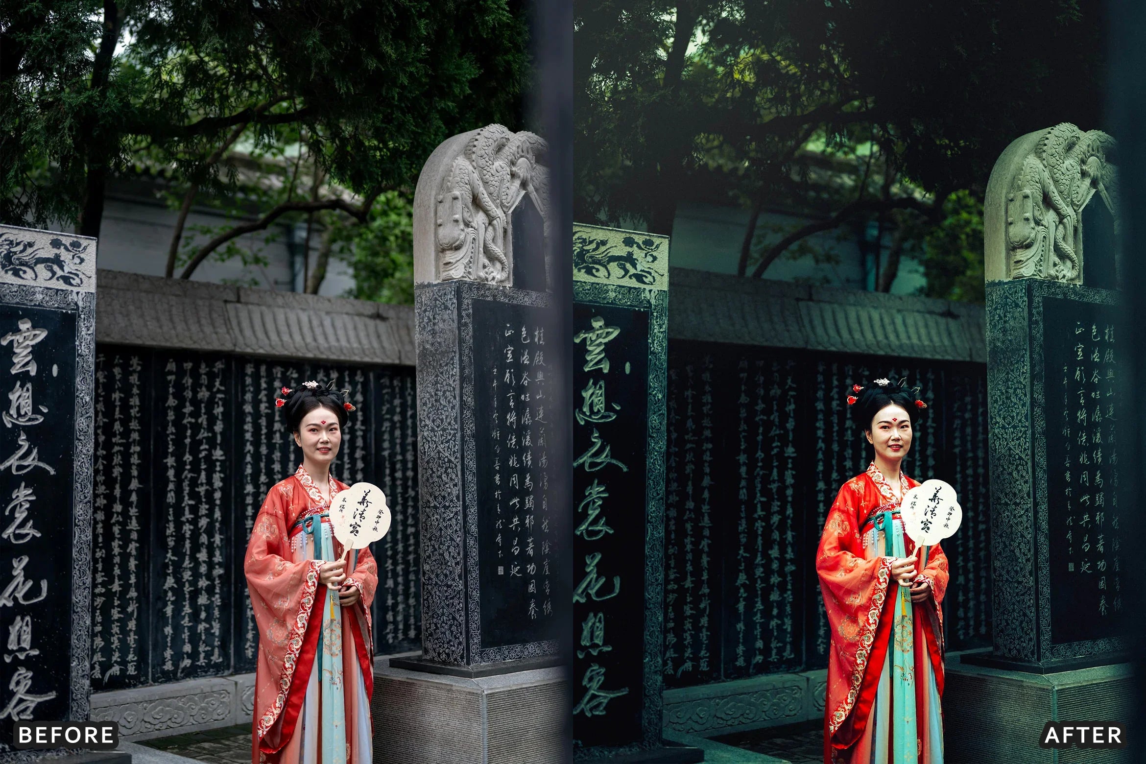 AI-Optimized Moody Red Cinematic Travel Lightroom Presets - Lightroom Presets - by AAA Presets