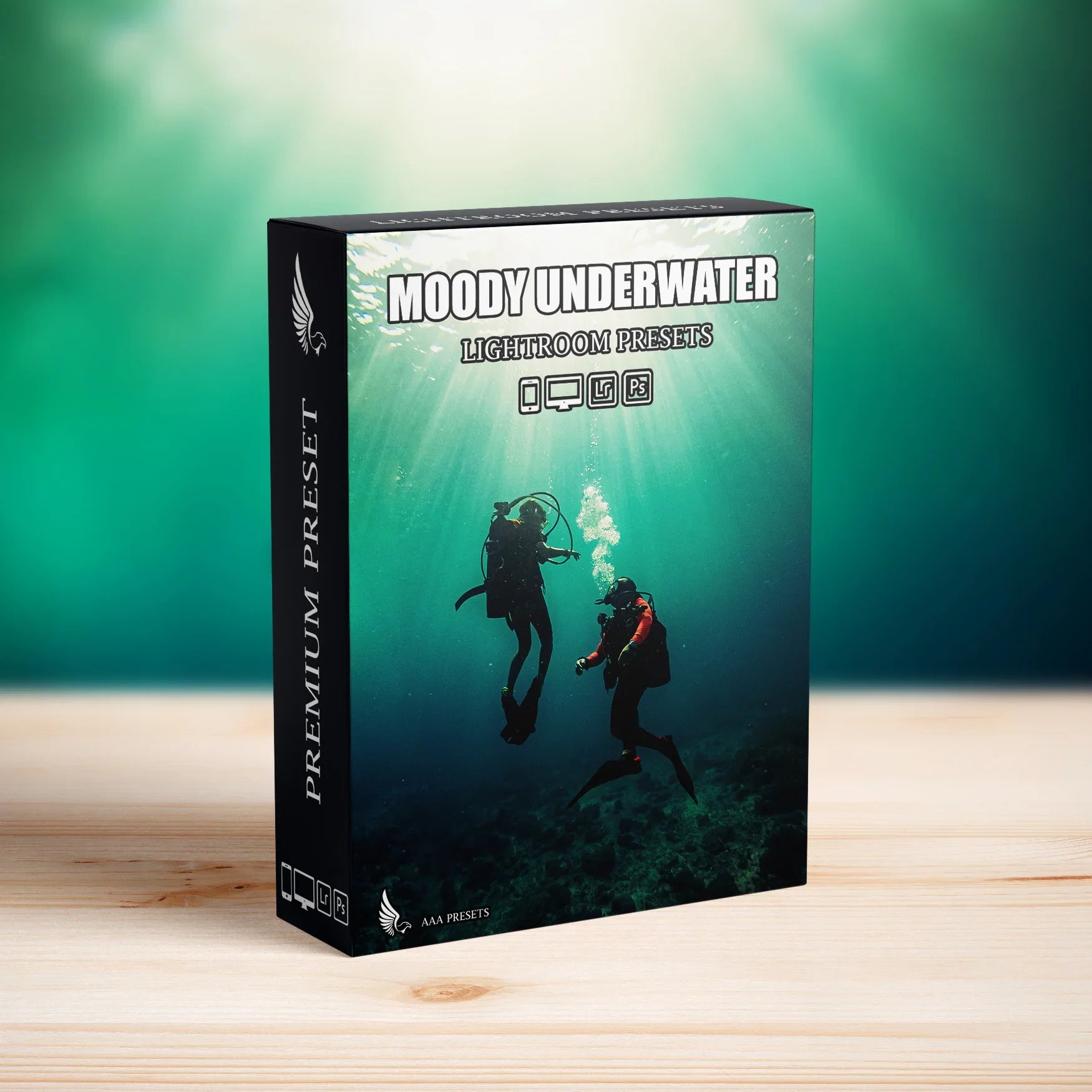 AI-Optimized Moody Underwater Lightroom Presets - Lightroom Presets - by AAA Presets