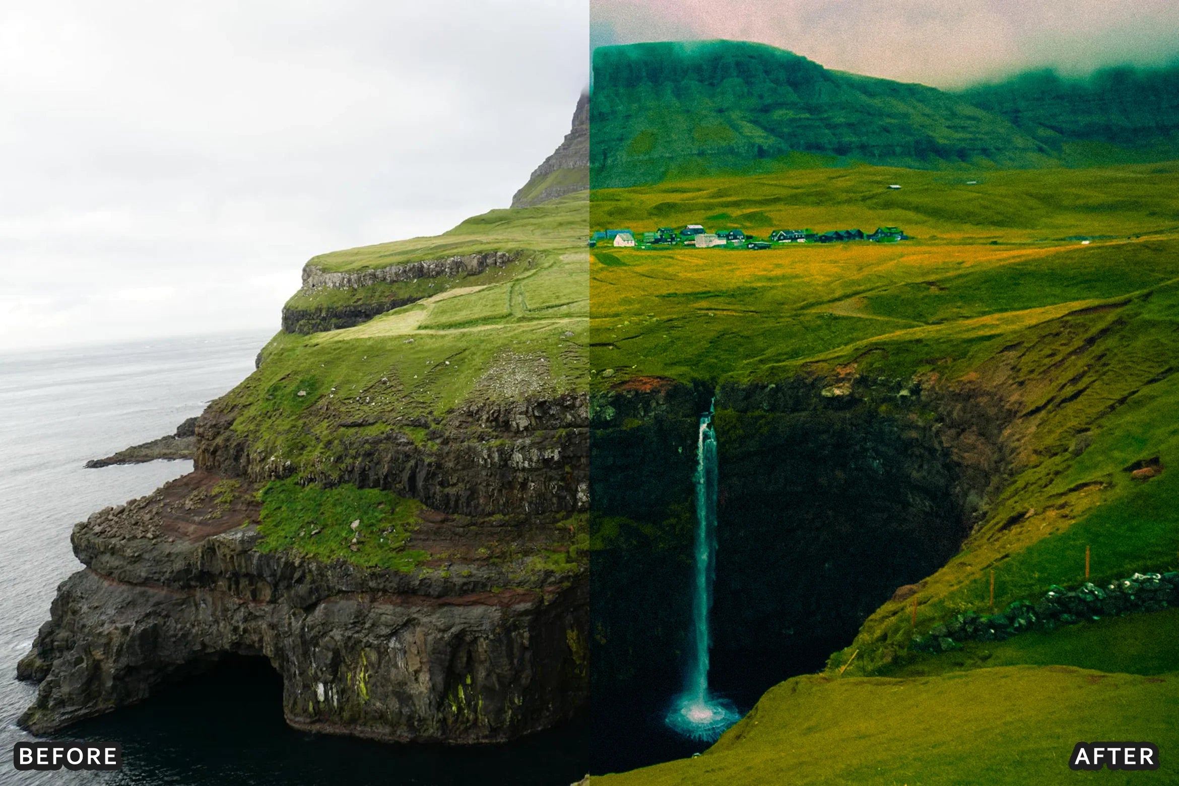 AI-Optimized Nature Cinematic Teal & Amber Lightroom Presets - Lightroom Presets - by AAA Presets