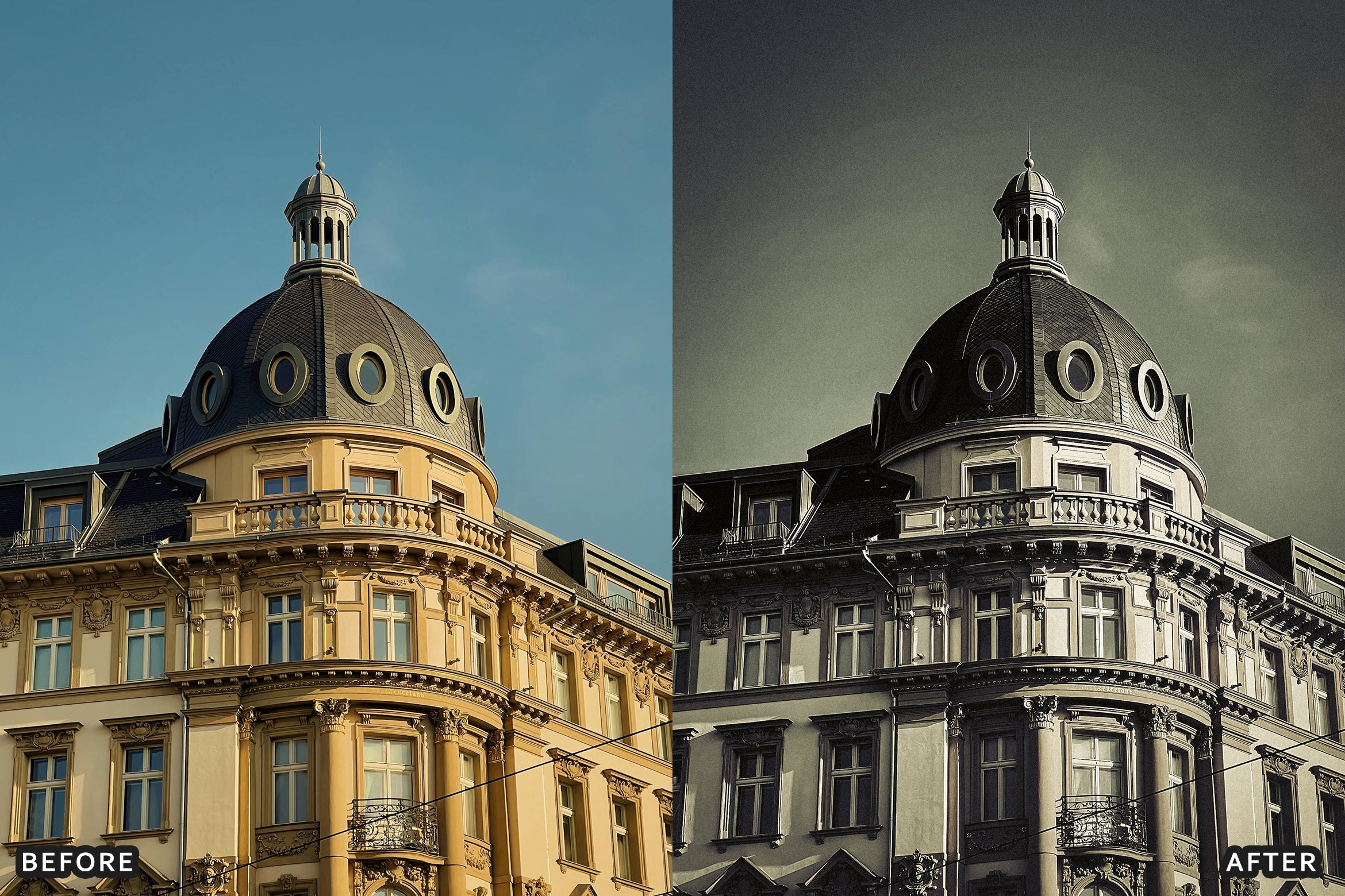 AI-Optimized Rich Black and White Lightroom Presets - Lightroom Presets - by AAA Presets