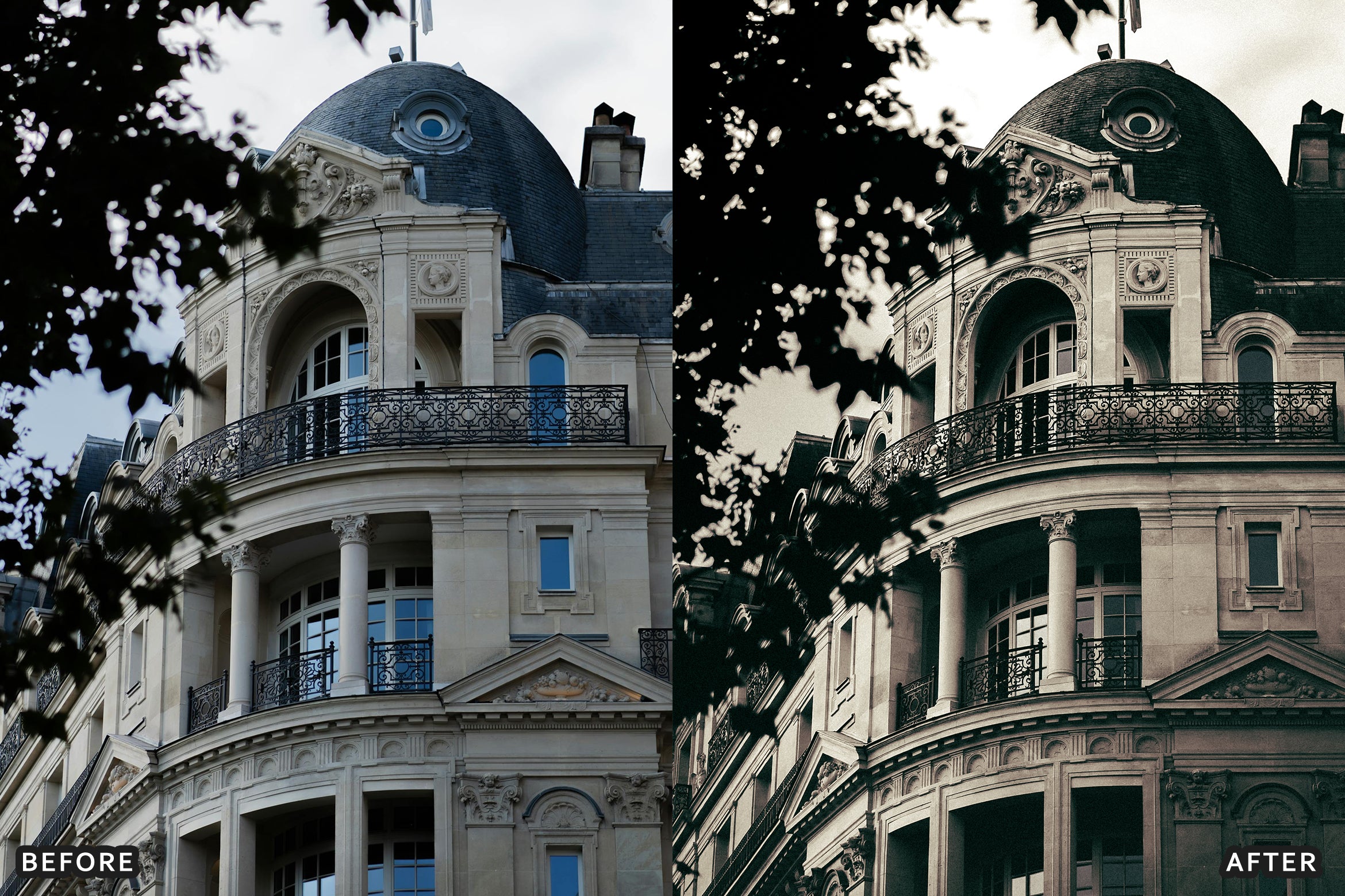 AI-Optimized Rich Black and White Lightroom Presets - Lightroom Presets - by AAA Presets