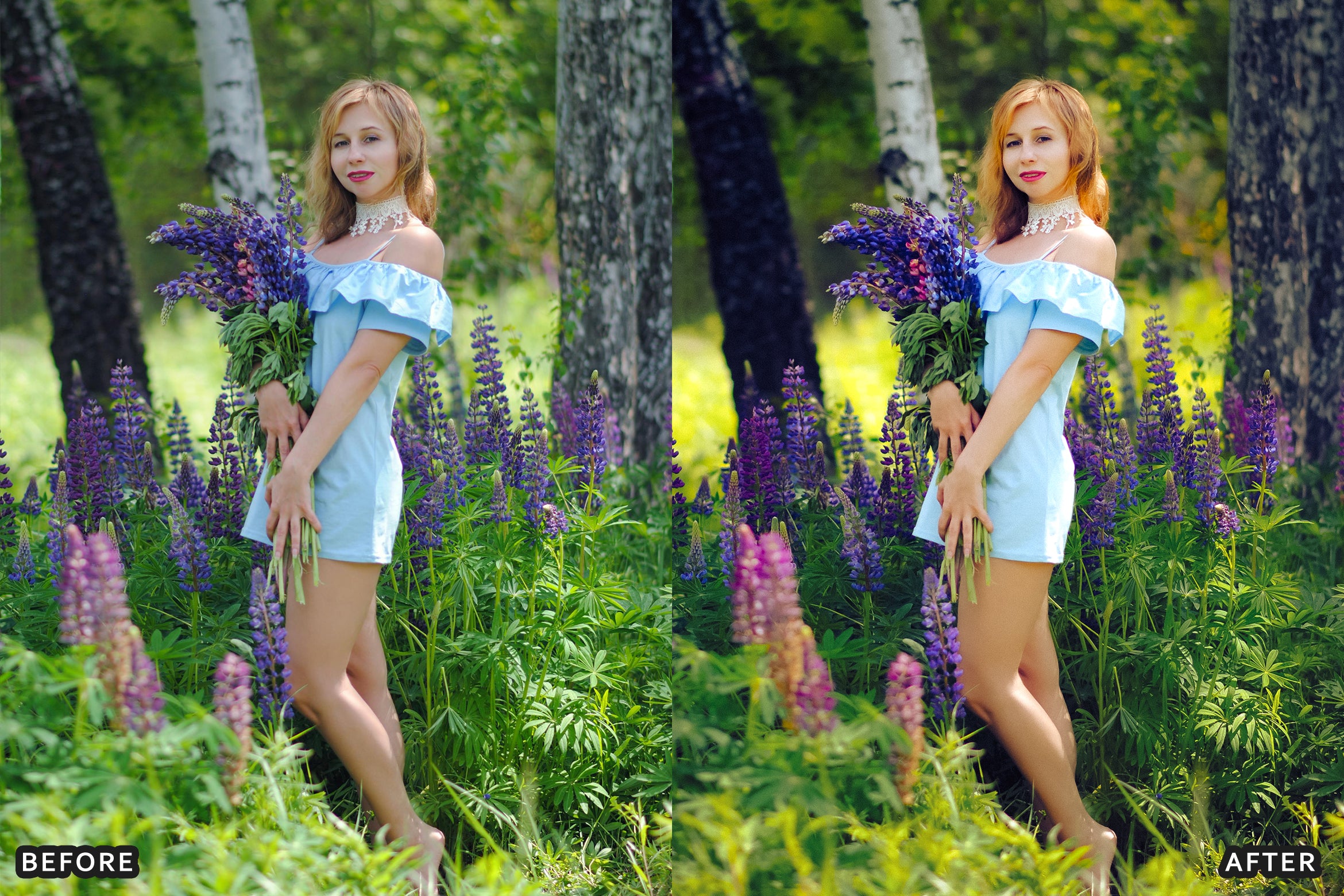 AI-Optimized Sunlight Petals Lightroom Presets - Lightroom Presets - by AAA Presets