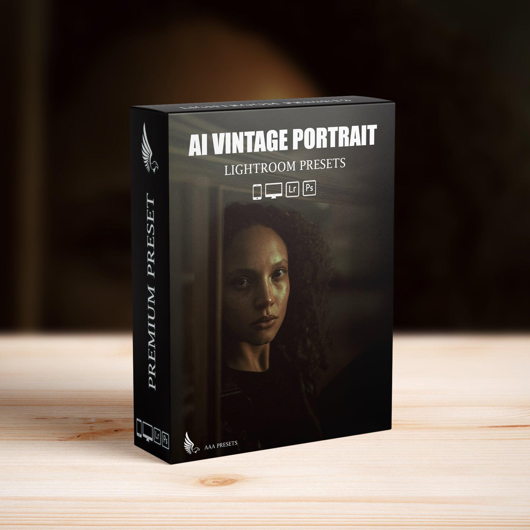 AI optimized Vintage Portrait Lightroom Presets - Lightroom Presets - by AAA Presets