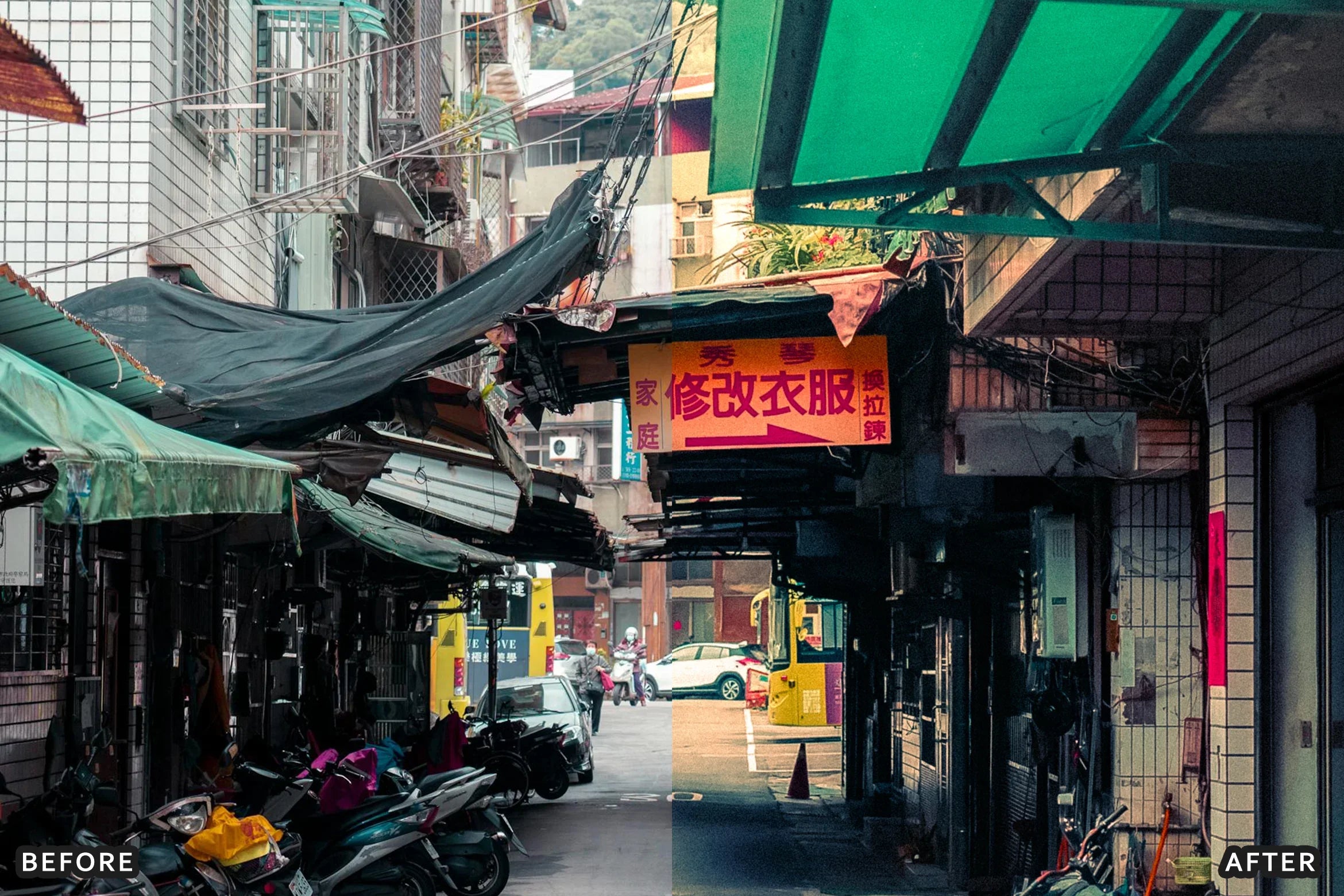 AI-Optimized Warm Pastel Street Film Lightroom Presets - Lightroom Presets - by AAA Presets