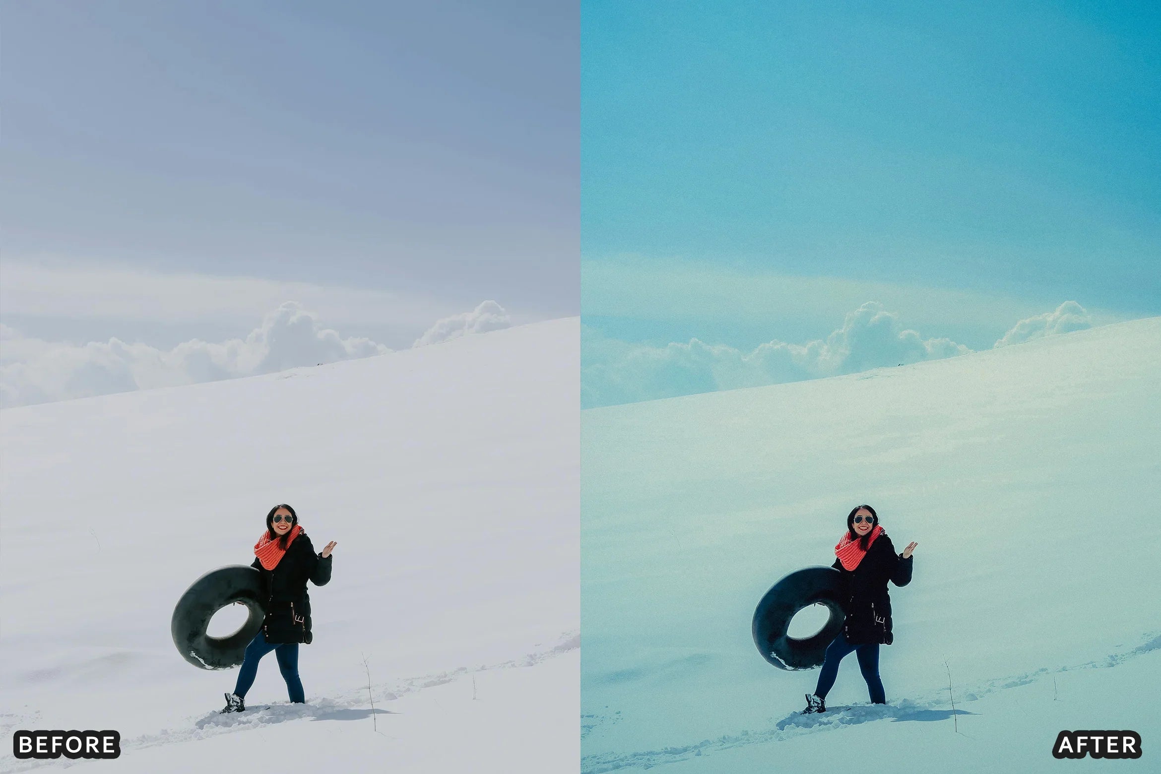 AI-Optimized Winter Snow Landscape Lightroom Presets - Lightroom Presets - by AAA Presets
