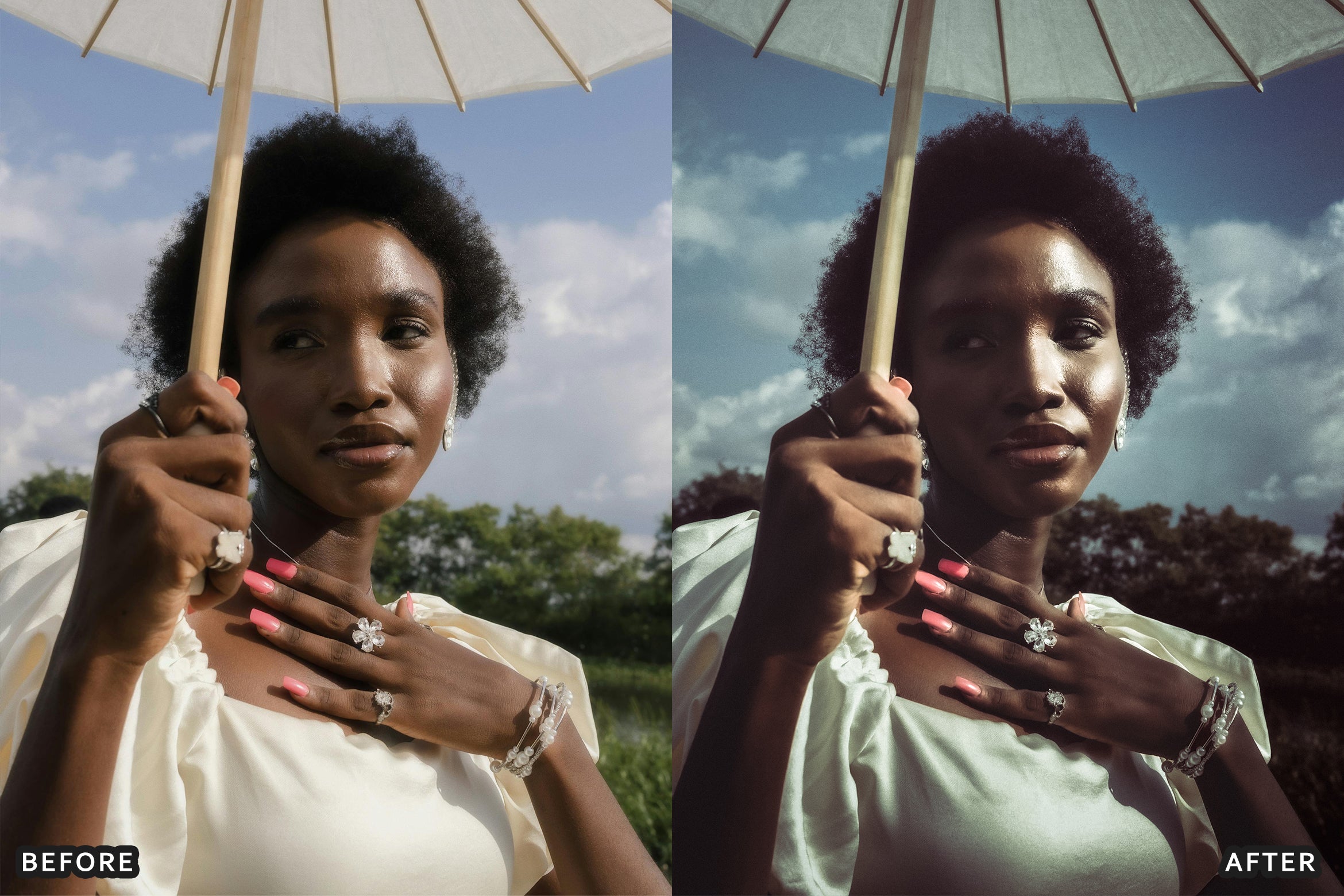 AI-Optimized Dark Skin Tones Lightroom Presets