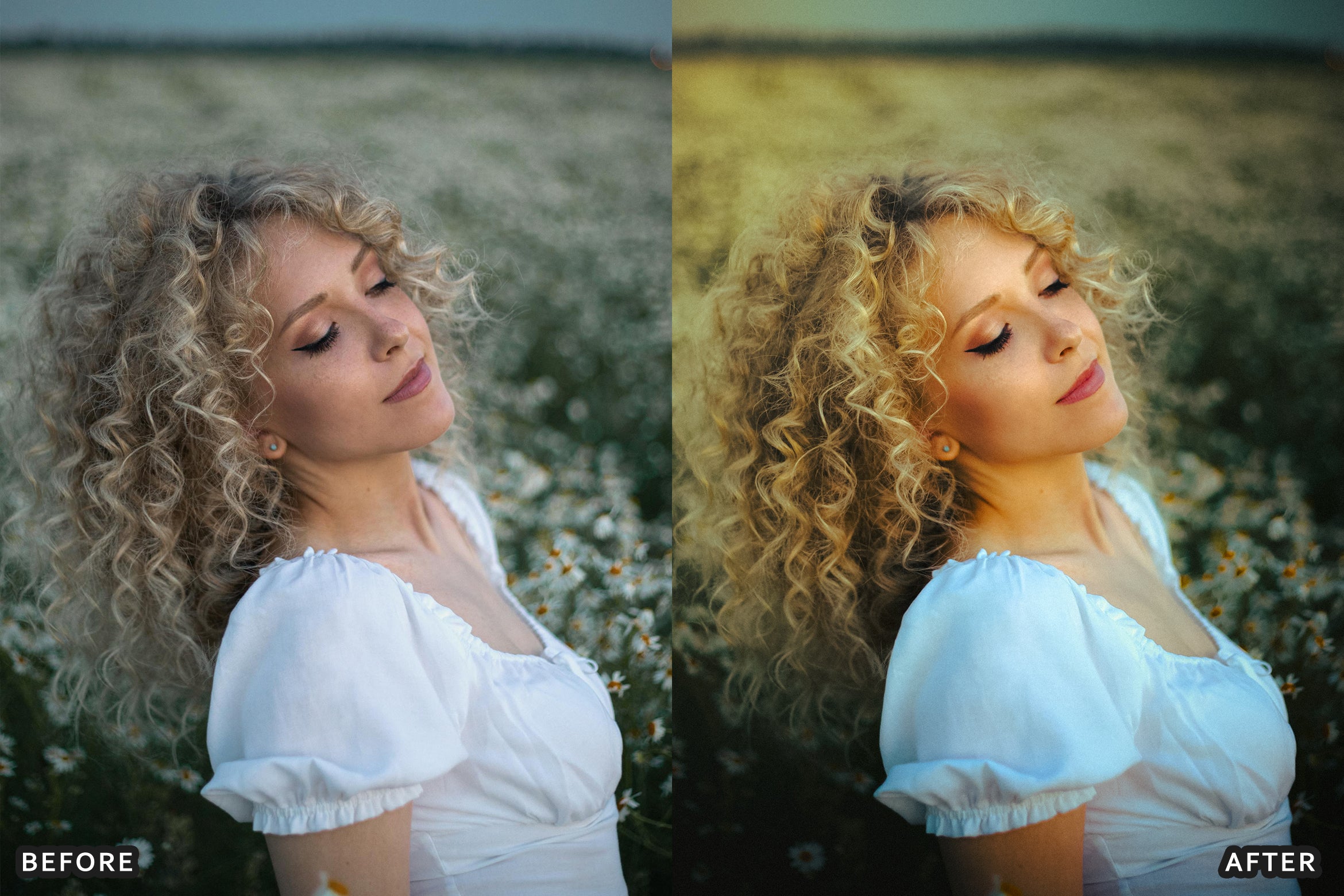 AI-Optimized Cinematic Golden Garden Lightroom Presets