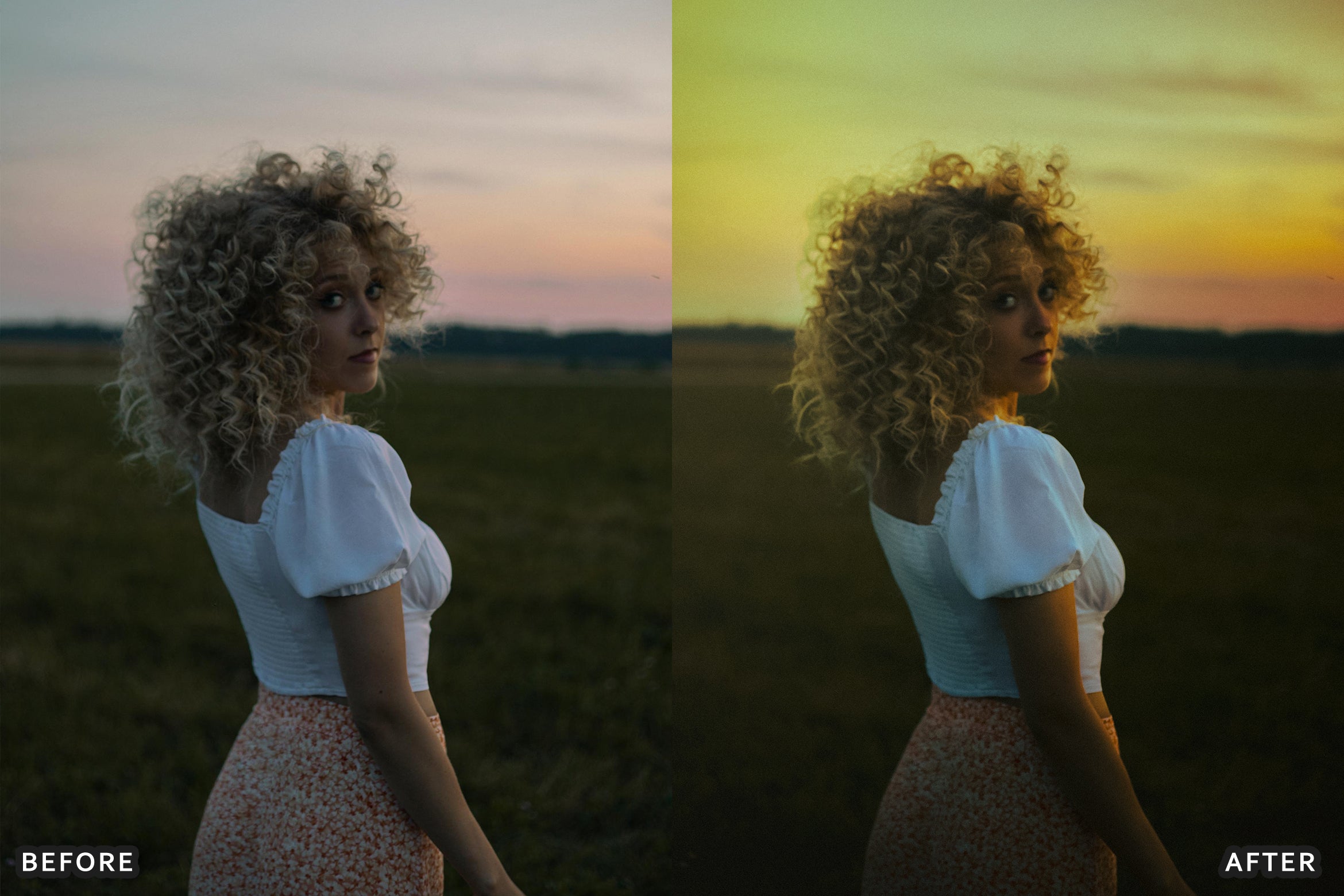 AI-Optimized Cinematic Golden Garden Lightroom Presets