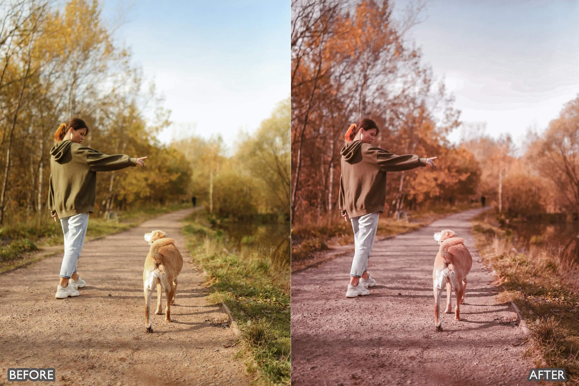 Autumn Fall Tones Lightroom Presets - adobe lightroom presets, Blogger presets, Cinematic Presets, cream presets, Fall Presets, instagram presets, lightroom presets, Portrait presets, presets before and after, professional lightroom presets - aaapresets.com