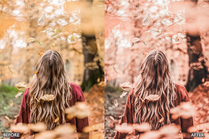 Autumn Fall Vibrant Lightroom Presets - adobe lightroom presets, Blogger presets, Cinematic Presets, cream presets, Fall Presets, instagram presets, lightroom presets, Moody Green presets, Portrait presets, presets before and after, professional lightroom presets - aaapresets.com