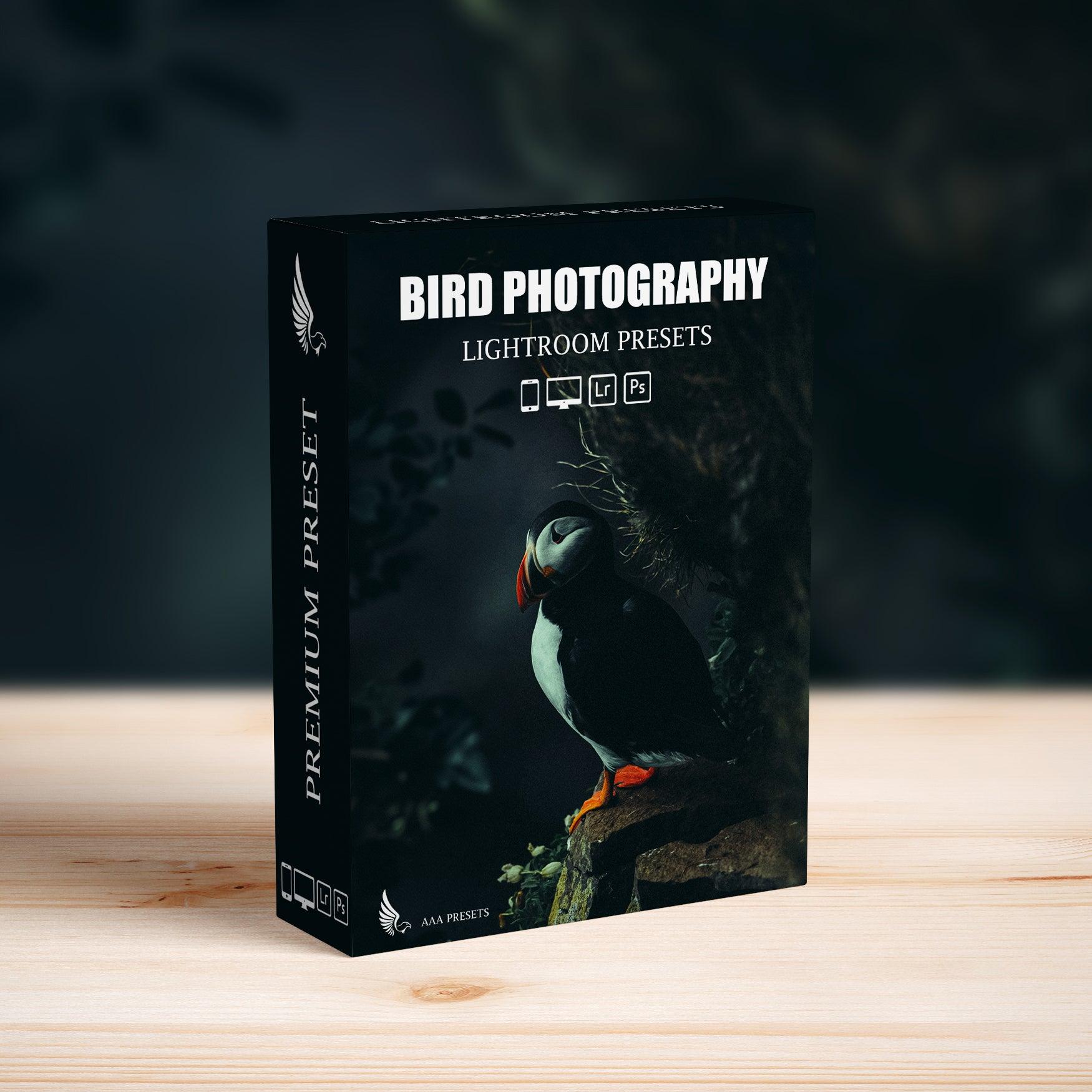 Bird Photography Wildlife Cinematic Lightroom Presets - Lightroom Presets - by AAA Presets