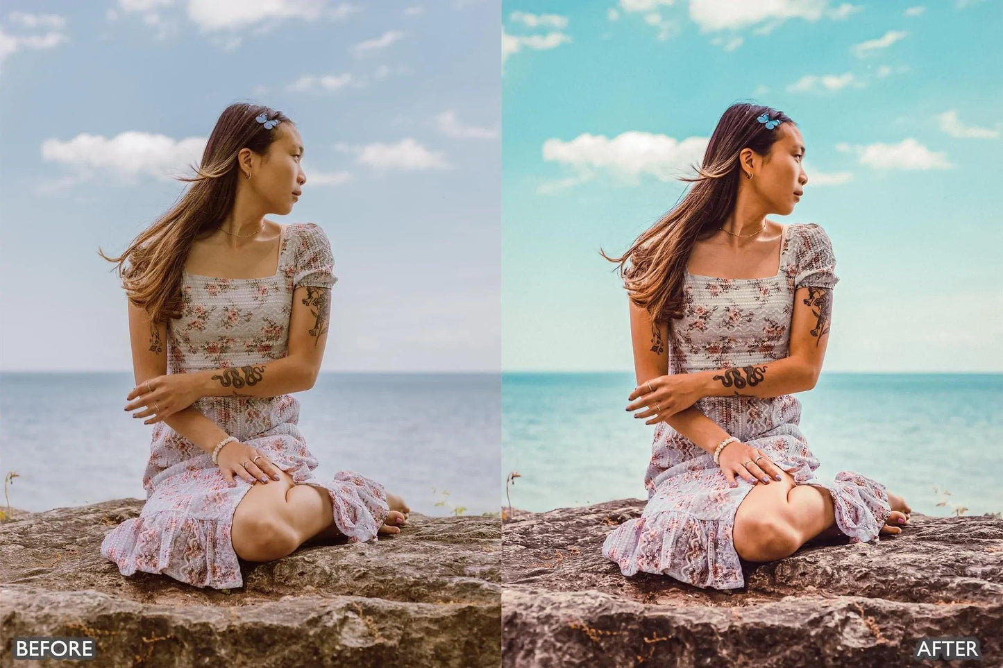 Bright and Airy Lightroom Presets - adobe lightroom presets, black presets, bright presets, brown presets, Cinematic Presets, instagram presets, lightroom presets, Portrait presets, presets before and after, professional lightroom presets - aaapresets.com