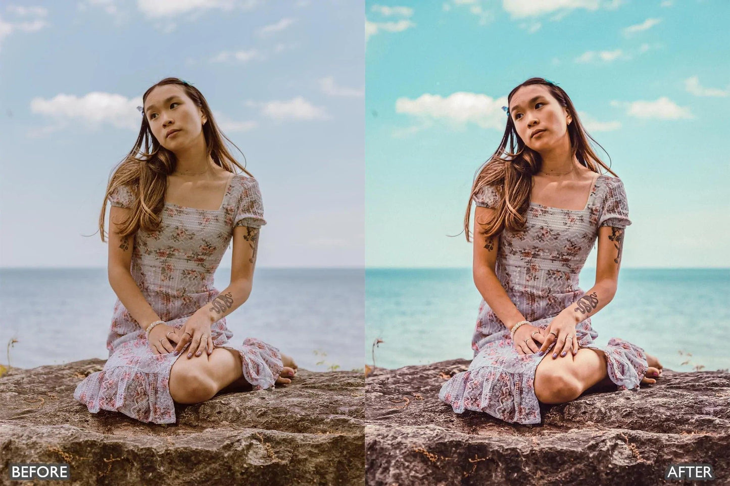 Bright and Airy Lightroom Presets - adobe lightroom presets, black presets, bright presets, brown presets, Cinematic Presets, instagram presets, lightroom presets, Portrait presets, presets before and after, professional lightroom presets - aaapresets.com