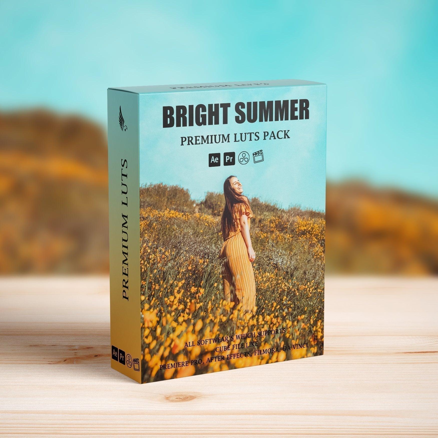 Cinematic Bright Summer LUTs Pack - Cinematic LUTs Pack, Color Grading Video Presets, Luts For Premier Pro Final Cut Pro, Premium FILM LUTs, Premium LUTs - aaapresets.com