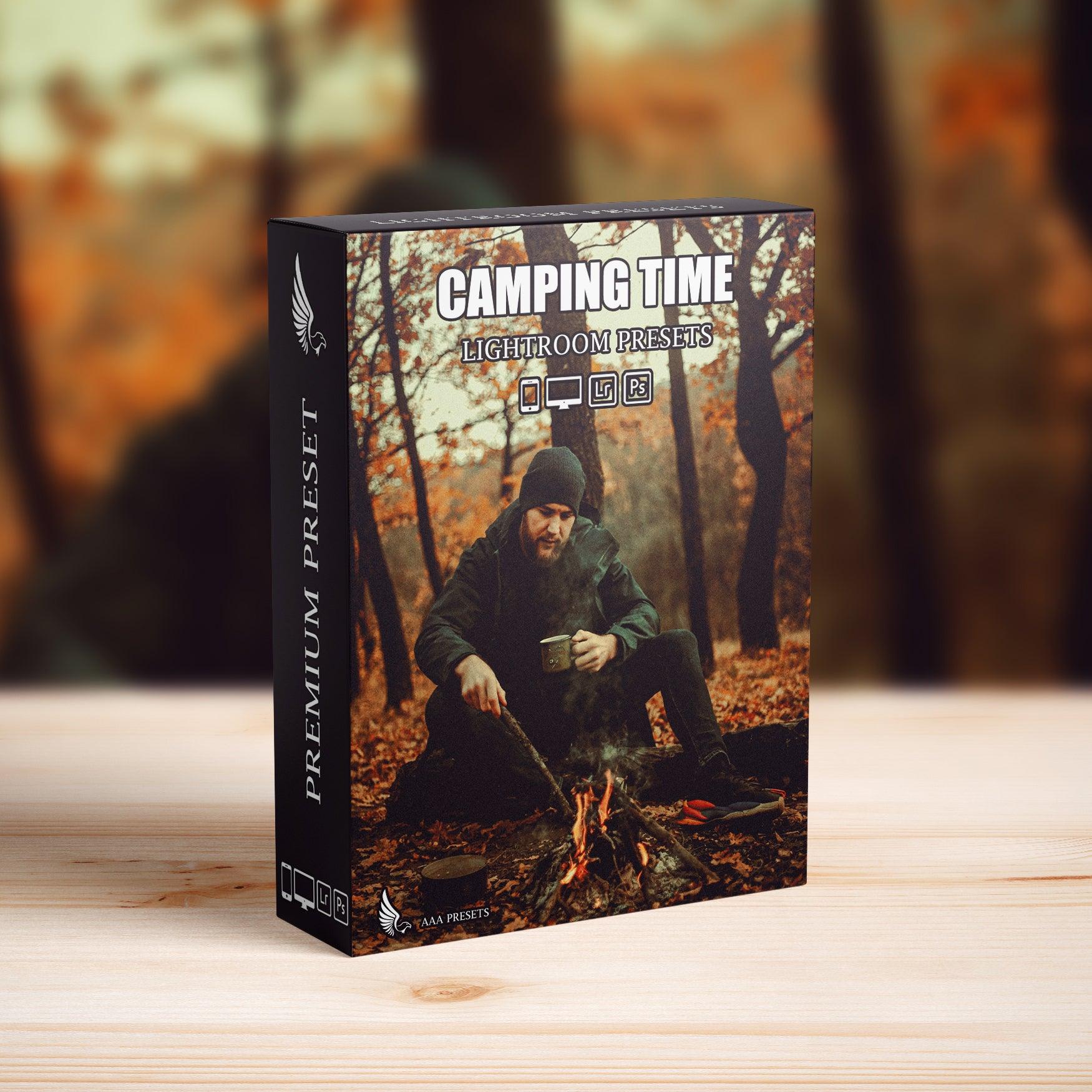 Cinematic Camping Adventure Lightroom Presets