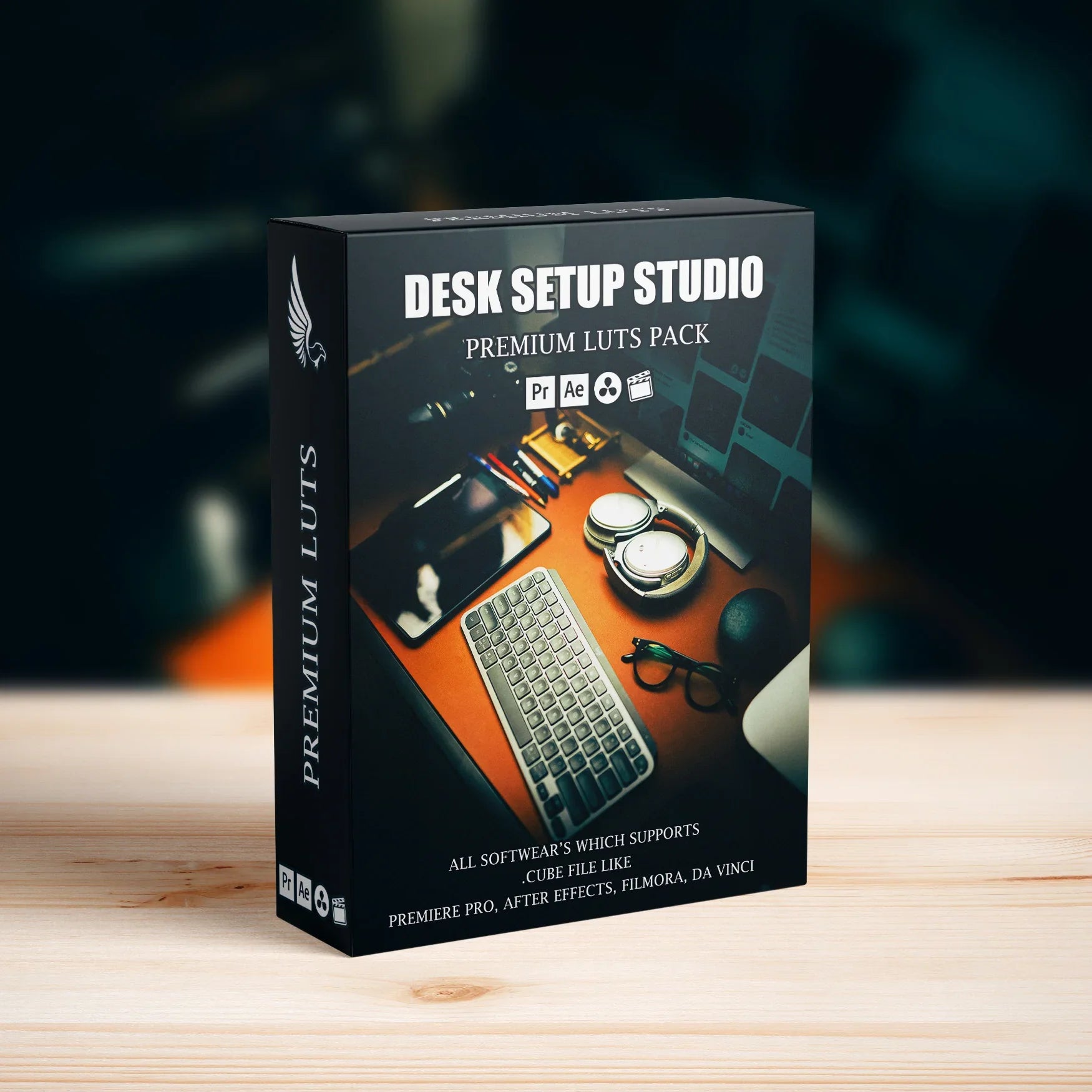 Cinematic Desk Setup Studio LUTs Pack - Video LUTs - by AAA Presets