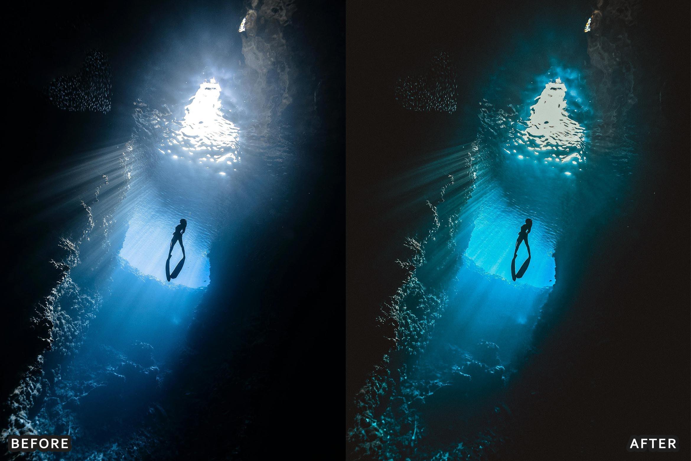 Cinematic Underwater Lightroom Presets Pack - Lightroom Presets - by AAA Presets