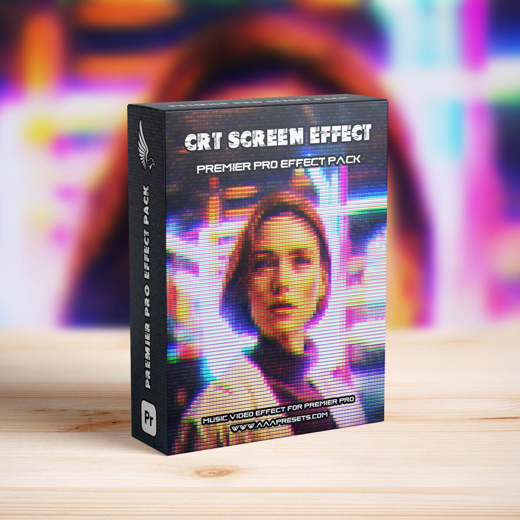CRT Screen Effects for Premiere Pro - Premiere Pro Transitions - by AAA Presets