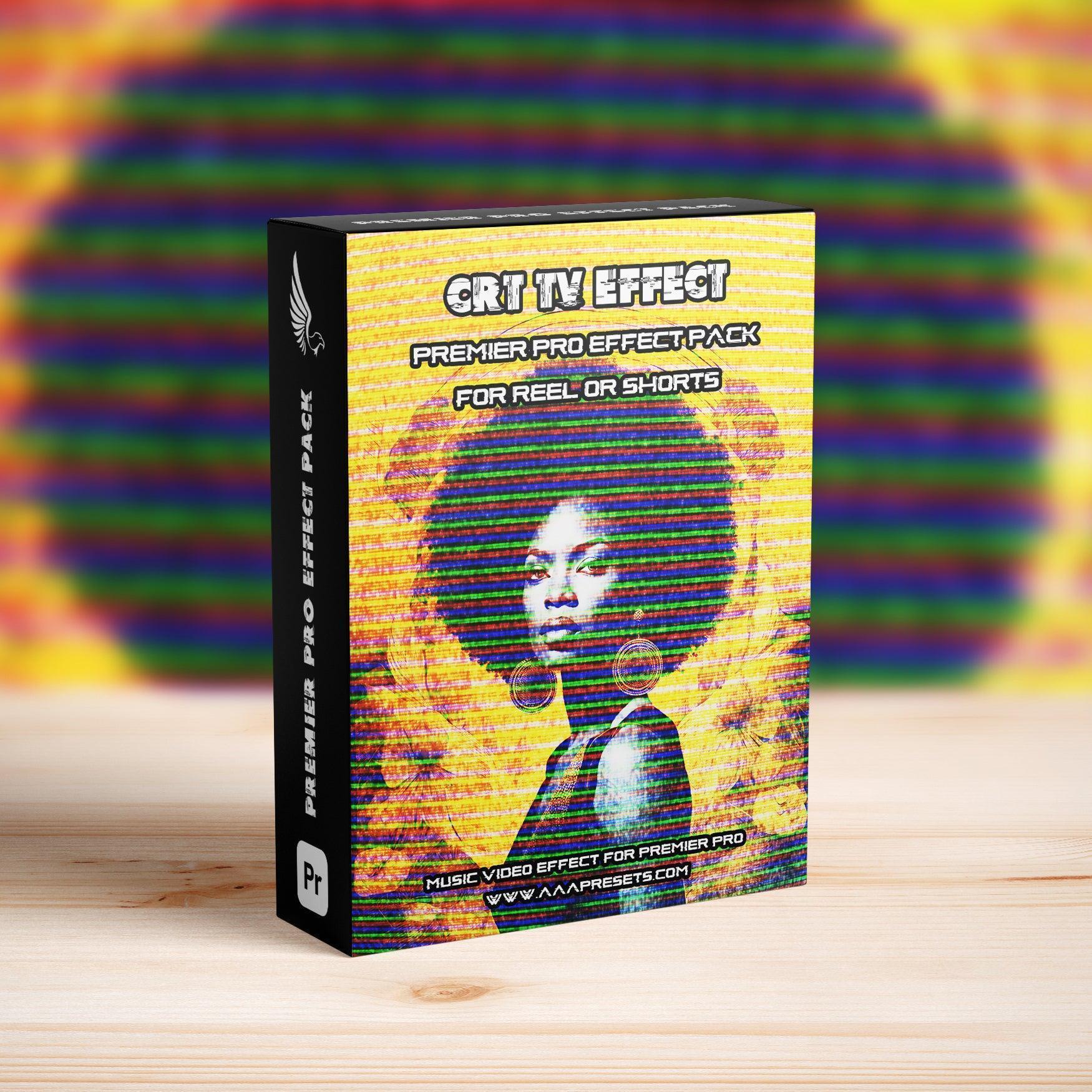 CRT TV Effect for Reels, Shorts, and TikTok - Premiere Pro Transitions for vertical - by AAA Presets