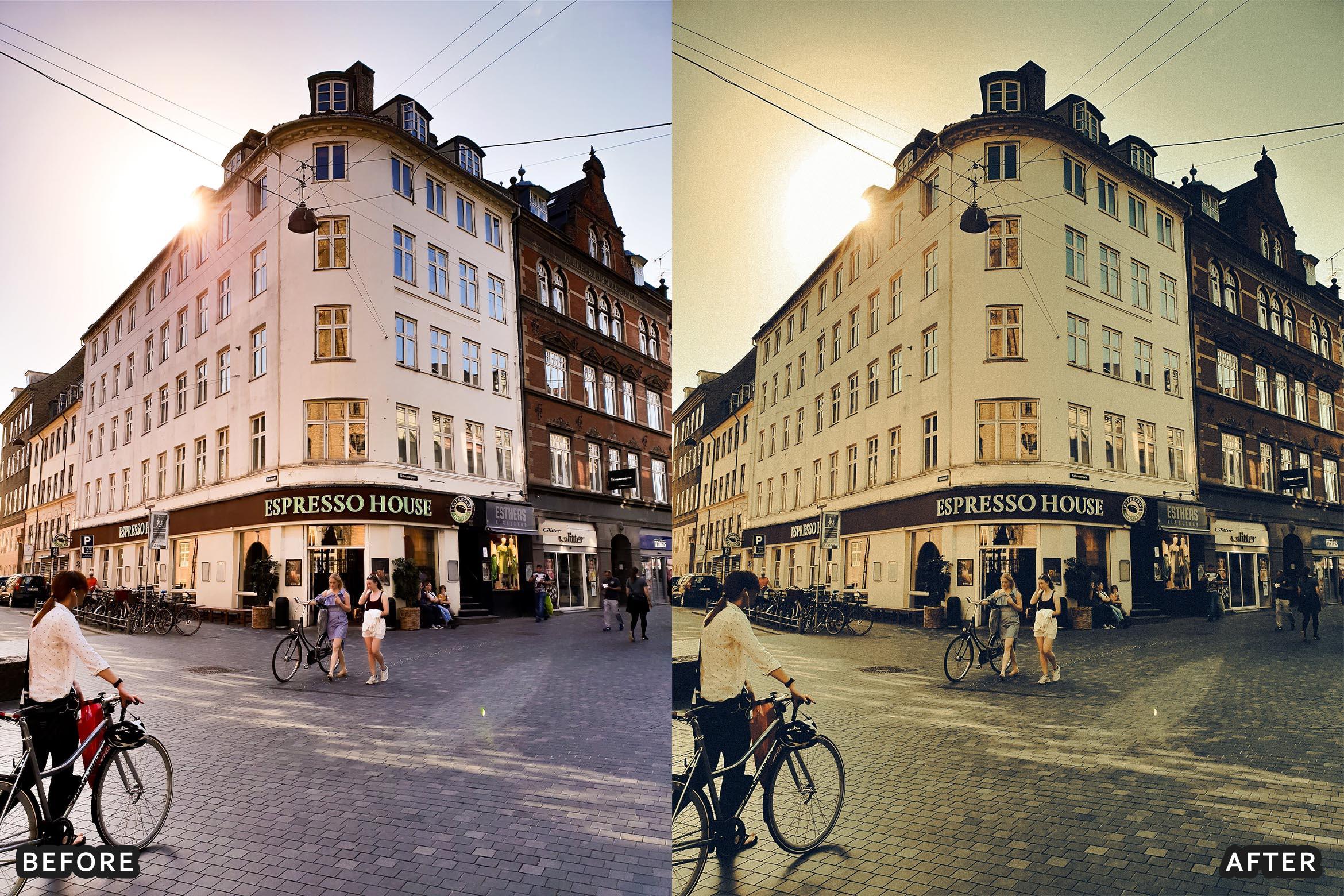 Dark and Moody Street Cinematic Film Look Presets - Lightroom Presets - by AAA Presets