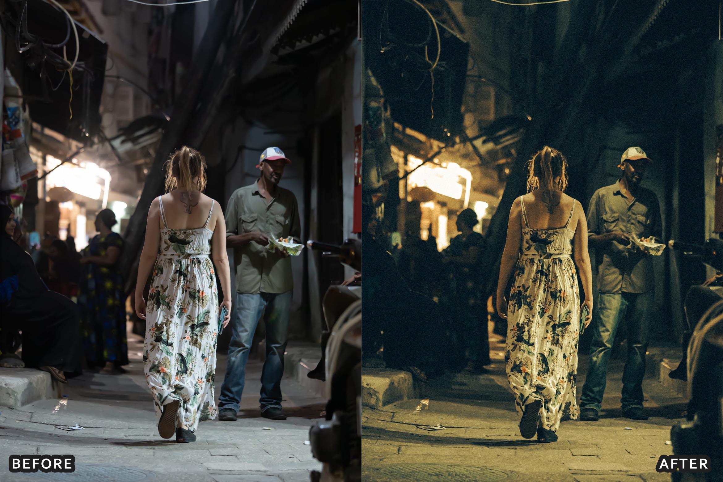 Dark and Moody Street Cinematic Film Look Presets - Lightroom Presets - by AAA Presets