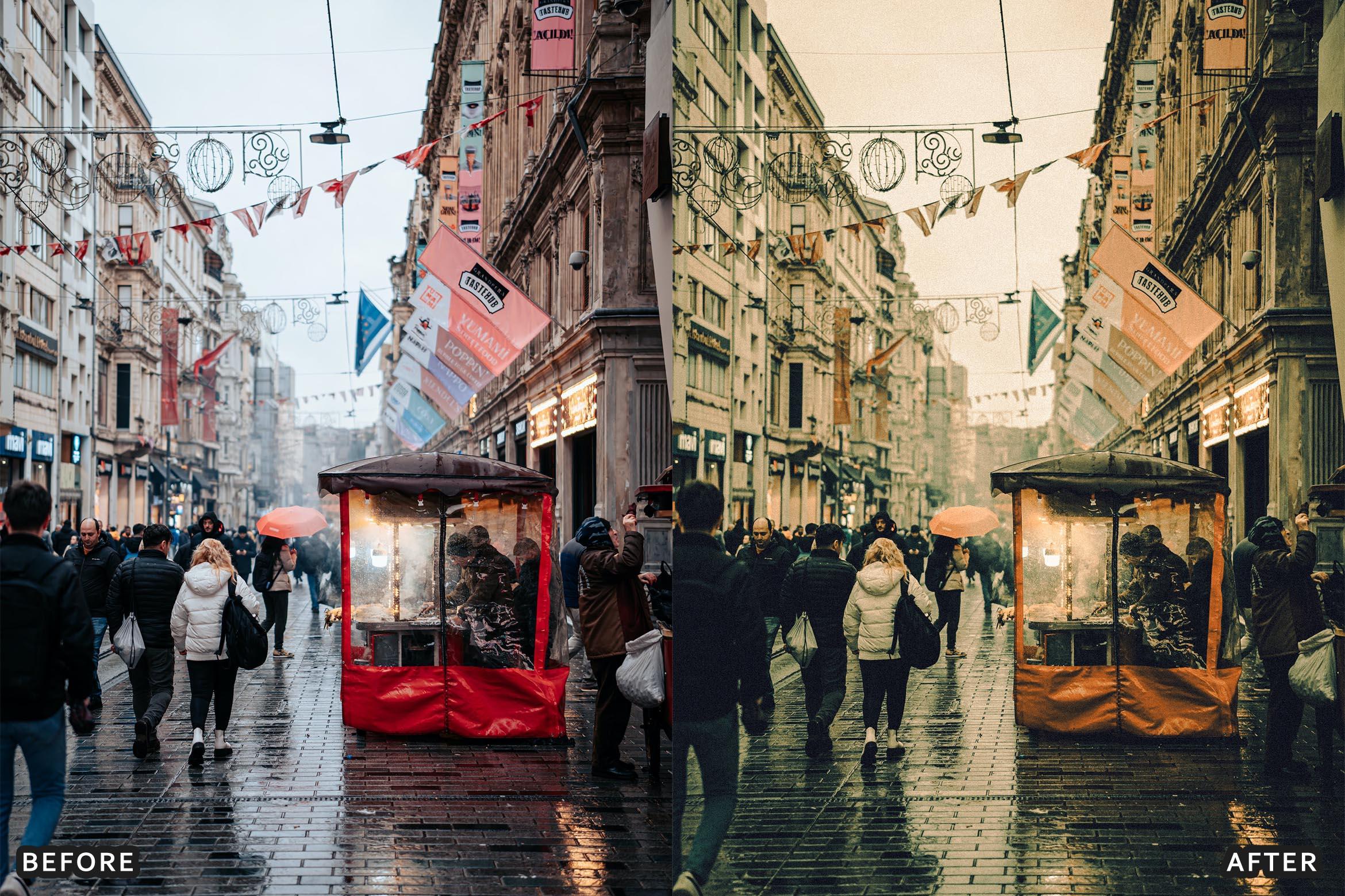 Dark and Moody Street Cinematic Film Look Presets - Lightroom Presets - by AAA Presets