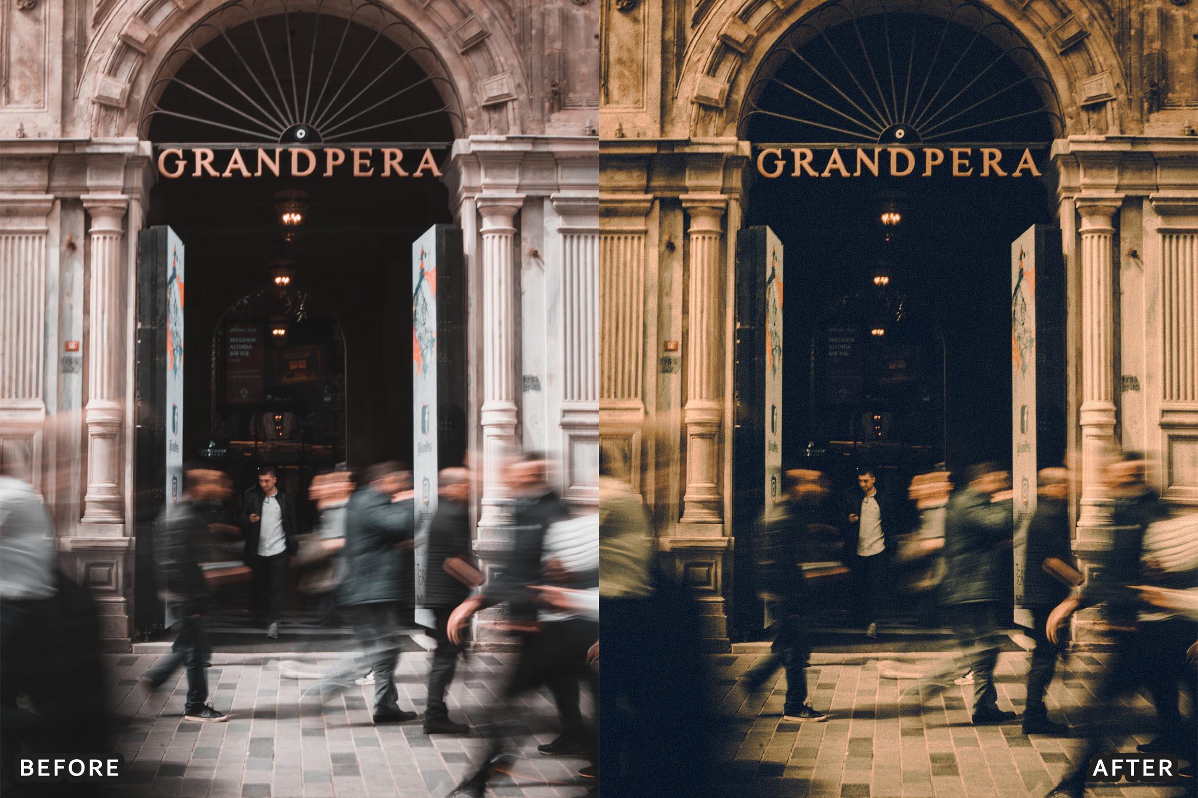 Dark and Moody Street Cinematic Film Look Presets - Lightroom Presets - by AAA Presets