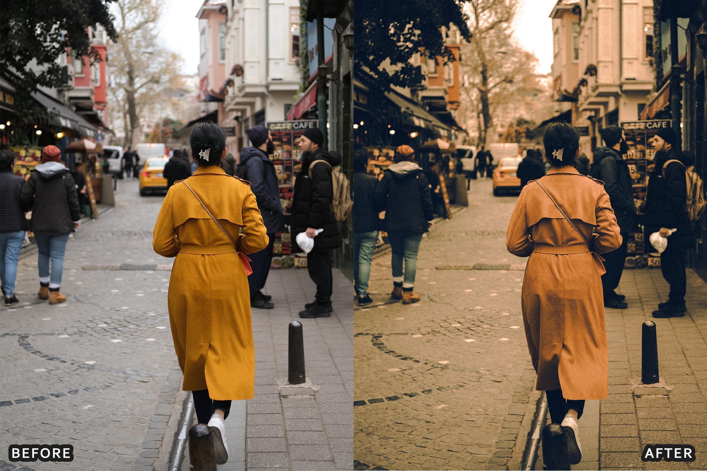 Dark and Moody Street Cinematic Film Look Presets - Lightroom Presets - by AAA Presets