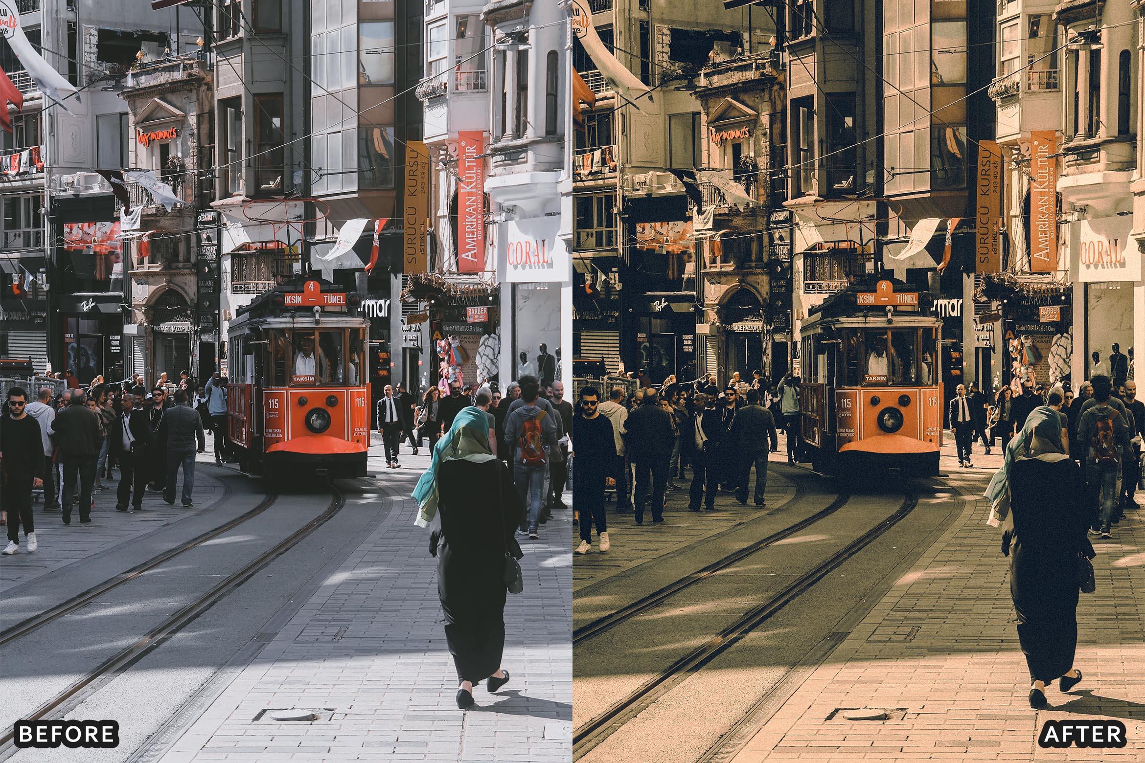 Dark and Moody Street Cinematic Film Look Presets - Lightroom Presets - by AAA Presets