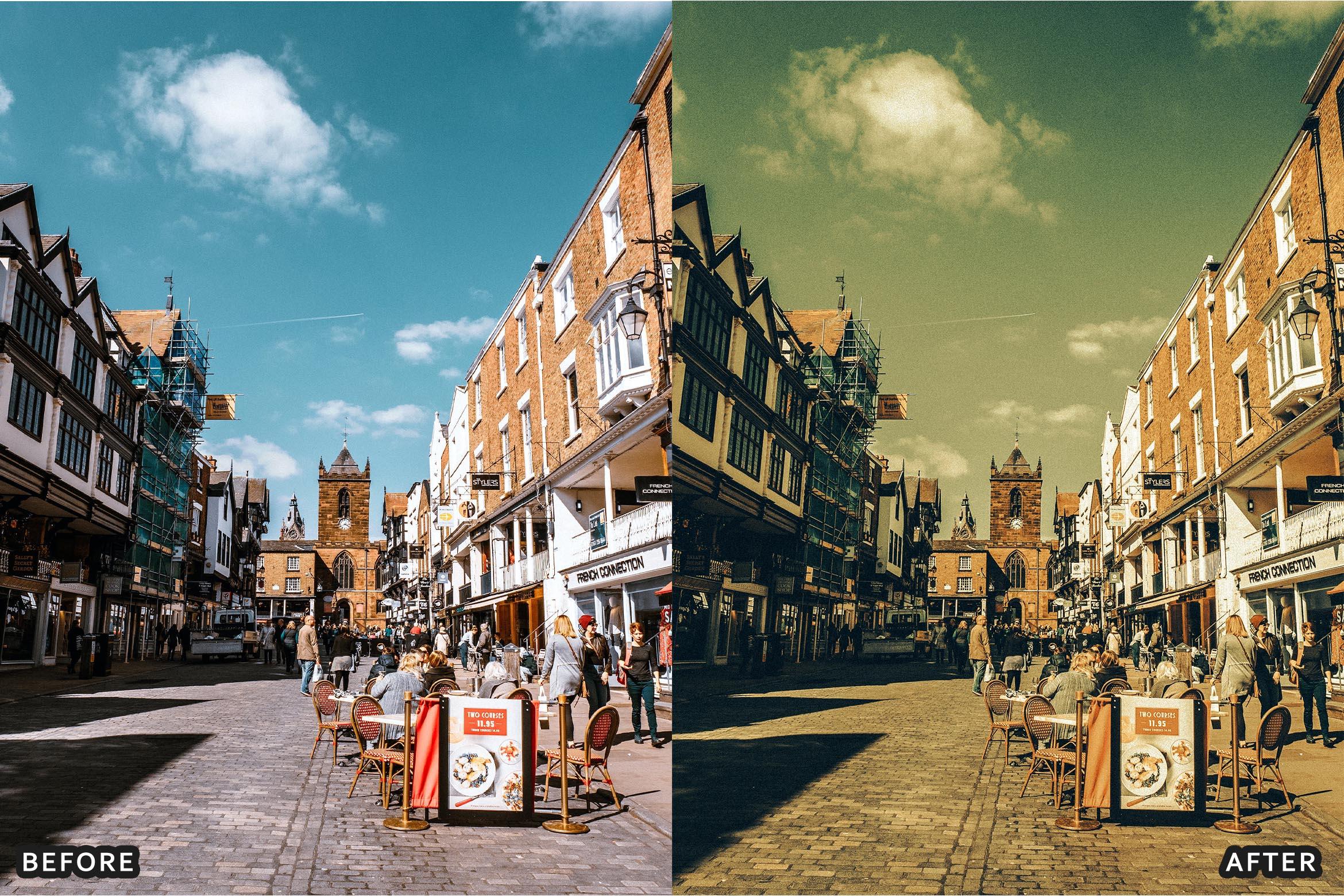 Dark and Moody Street Cinematic Film Look Presets - Lightroom Presets - by AAA Presets