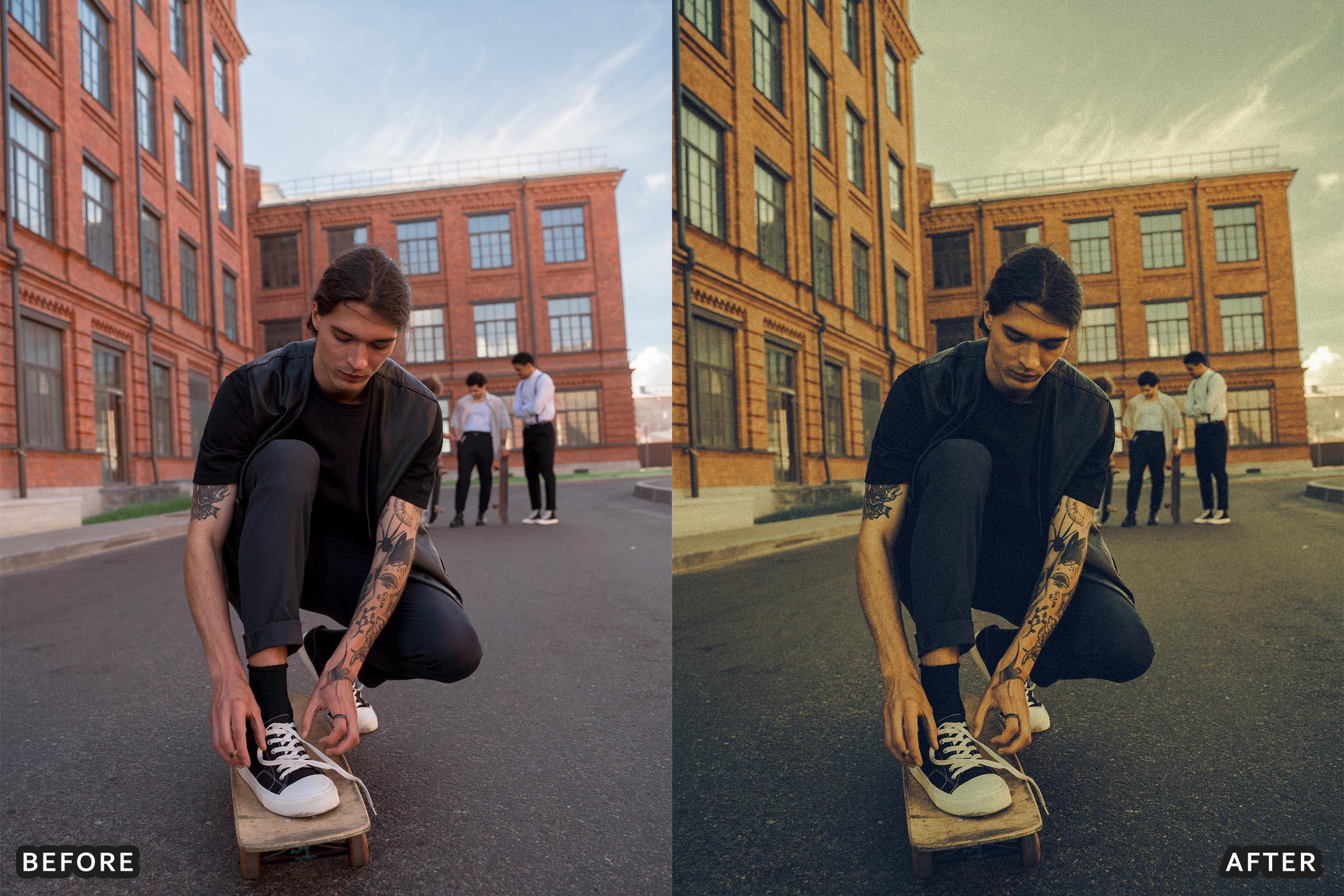 Dark and Moody Street Cinematic Film Look Presets - Lightroom Presets - by AAA Presets