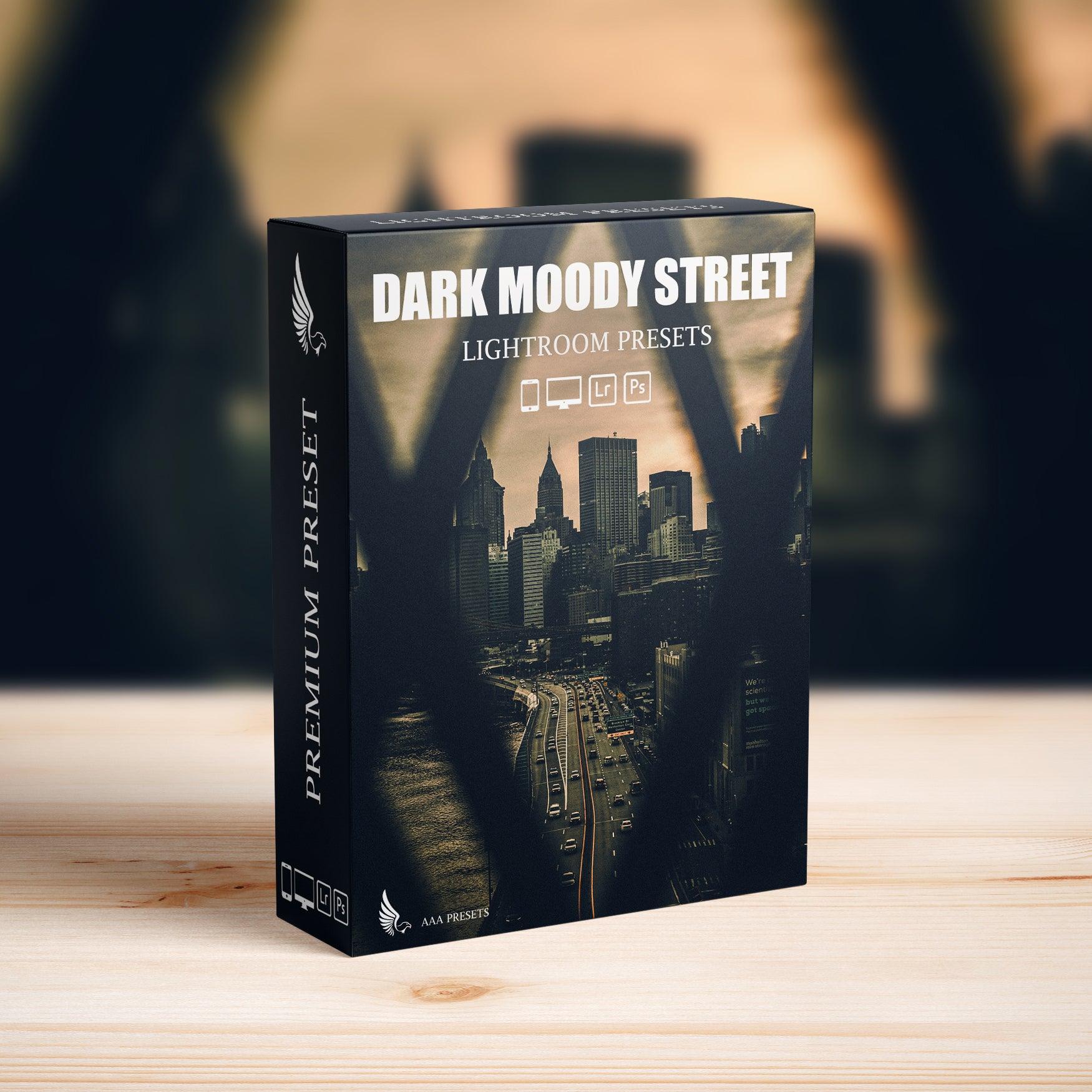 Dark and Moody Street Cinematic Film Look Presets - Lightroom Presets - by AAA Presets