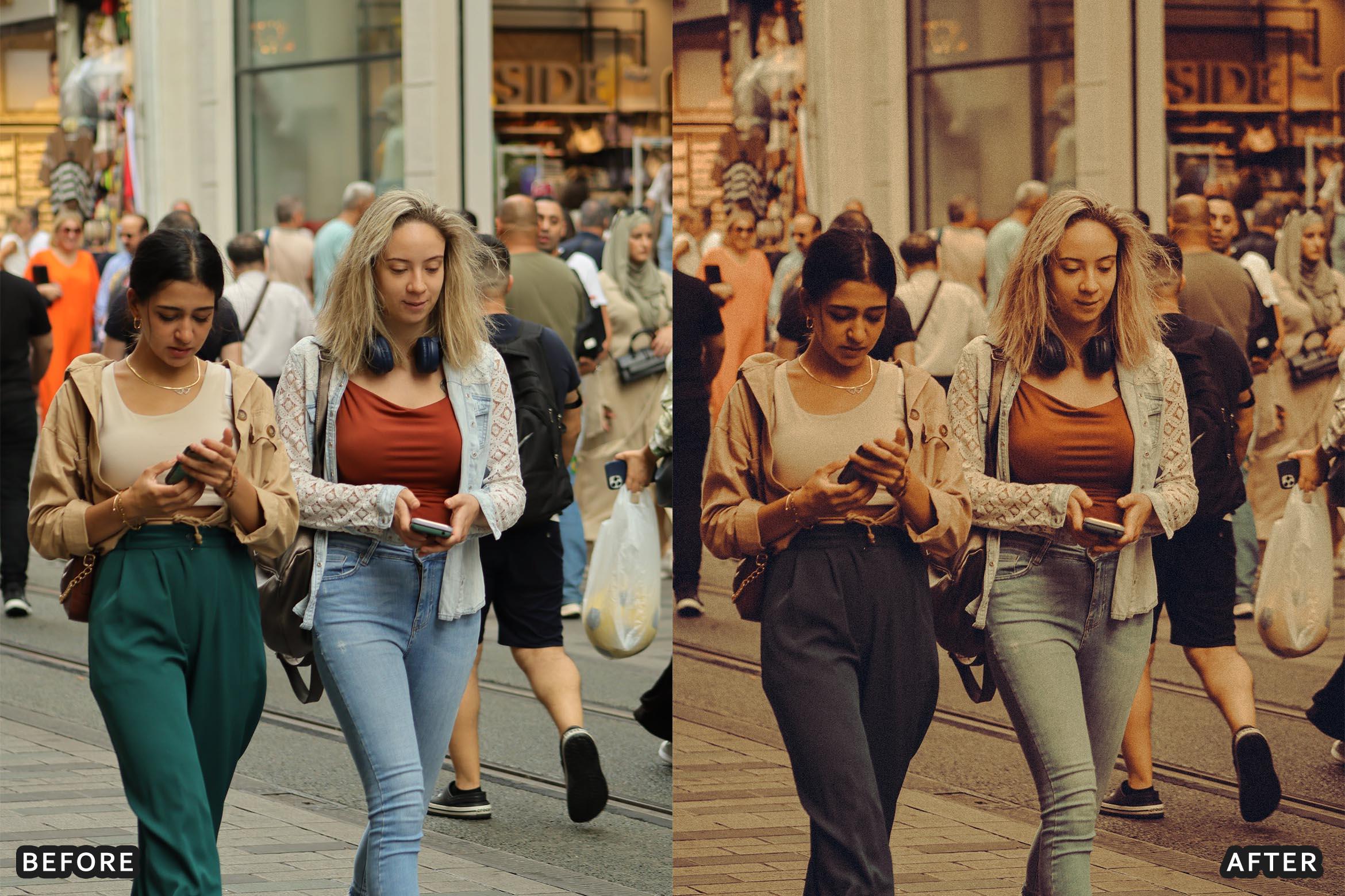 Dark and Moody Street Cinematic Film Look Presets - Lightroom Presets - by AAA Presets