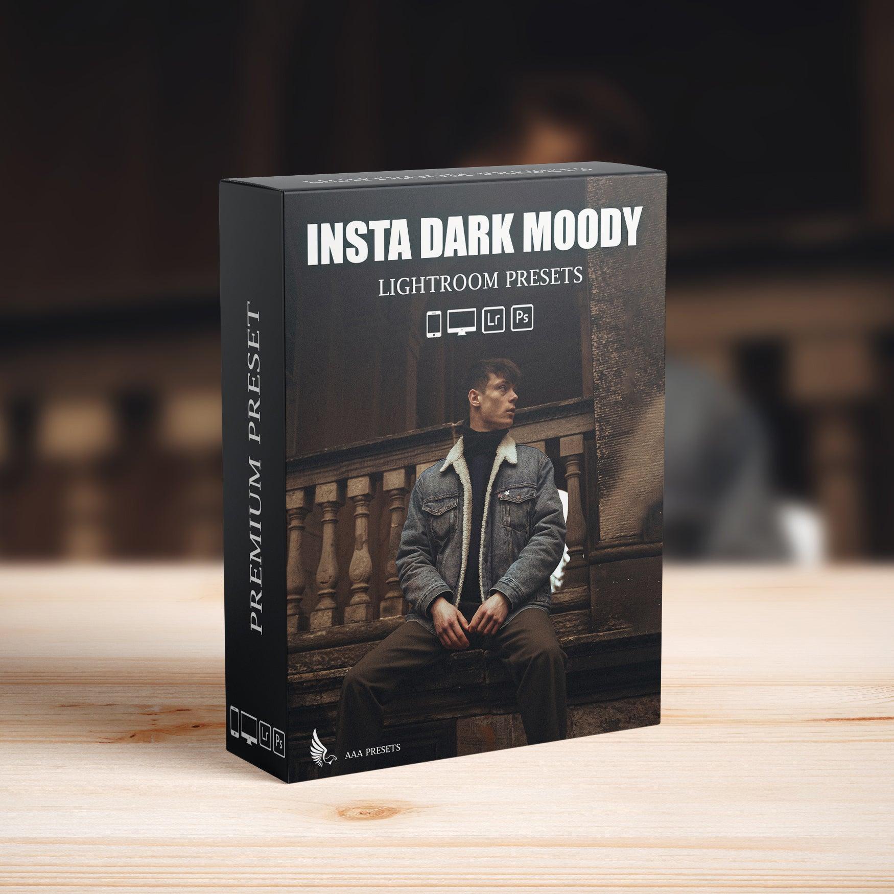 Dark Moody Aesthetic Instagram Feed Lightroom Presets - Lightroom Presets - by AAA Presets