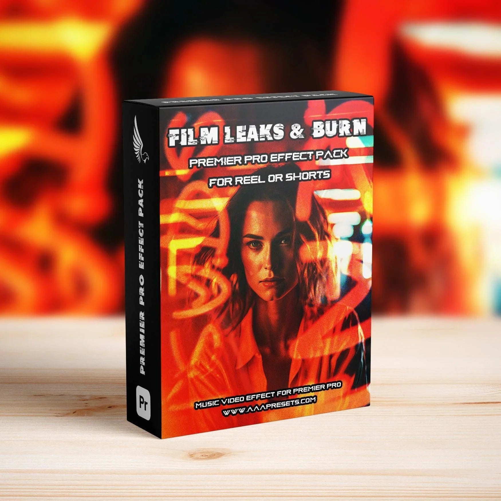 Film Leaks and Burn Transitions Premiere Pro For Reels, Shorts, and TikTok - Premiere Pro Transitions for vertical - by AAA Presets