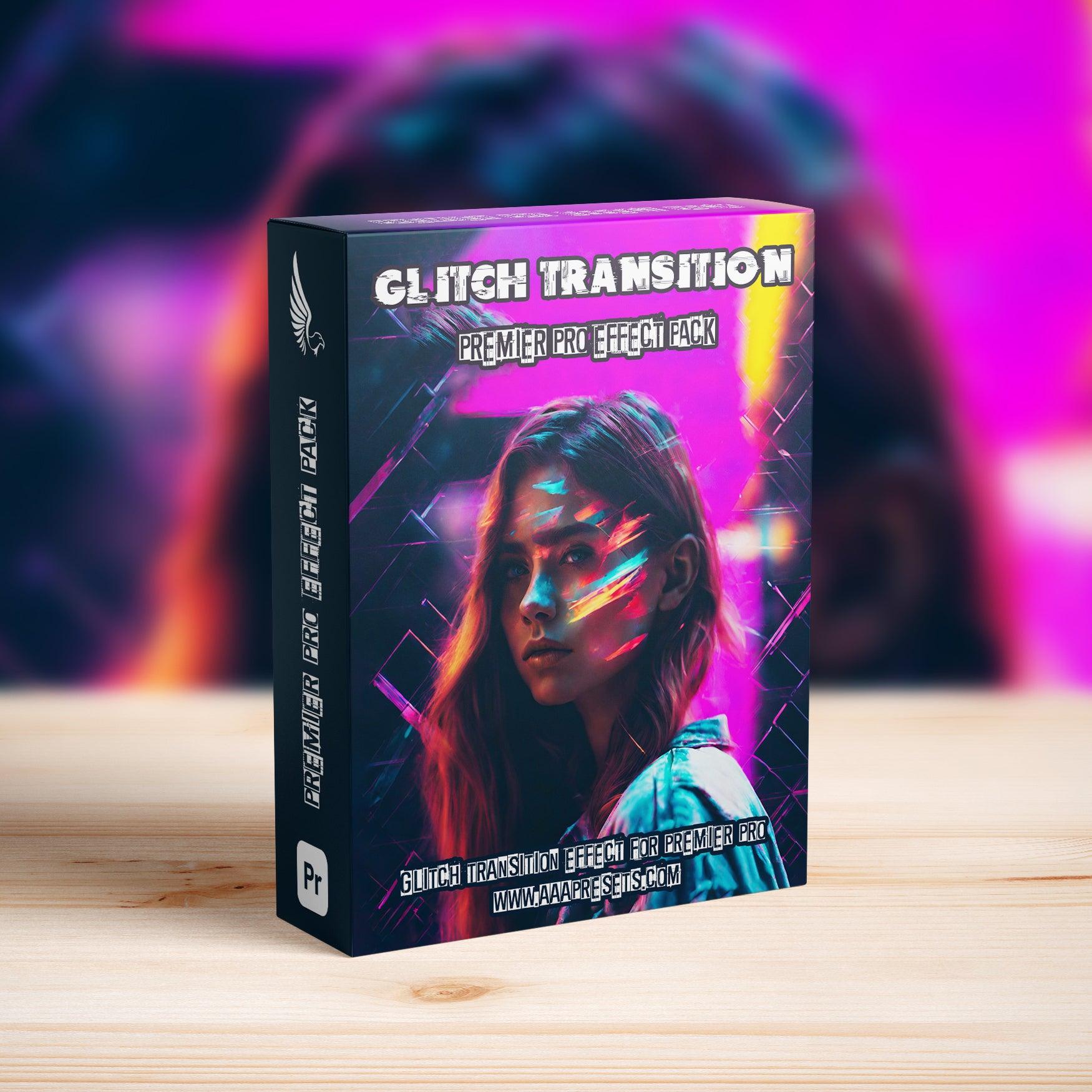 Glitch Transitions for Adobe Premiere Pro - Premiere Pro Transitions - by AAA Presets