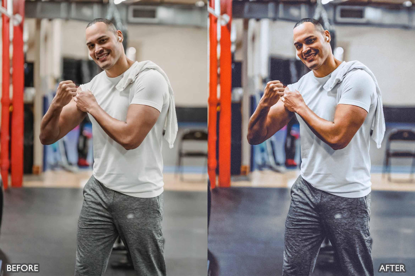 Gym & Fitness Lightroom Presets Pack - adobe lightroom presets, black presets, Blogger presets, Cinematic Presets, gym presets, instagram presets, lightroom presets, moody presets, Portrait presets, presets before and after, professional lightroom presets - aaapresets.com