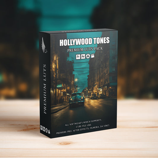 Hollywood Film Tones LUTs Pack - Cinematic LUTs Pack, Color Grading Video Presets, DaVinci & More, Filmora, landscape luts, Luts For Premier Pro Final Cut Pro, LUTs for Premiere Pro, Music Video Color Grading LUTs, Premium FILM LUTs, Premium LUTs, travel LUTs - aaapresets.com