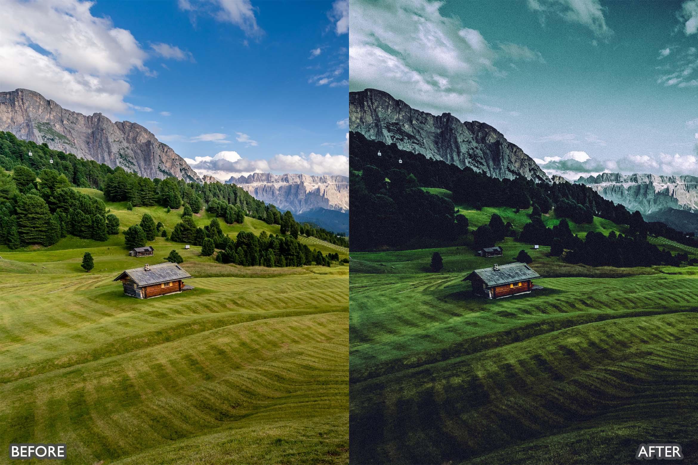 Landscape and Nature Dark Green Lightroom Presets - adobe lightroom presets, Blogger presets, bright presets, Cinematic Presets, HDR presets, instagram presets, landscape presets, lightroom presets, moody presets, Nature presets, presets before and after, professional lightroom presets - aaapresets.com