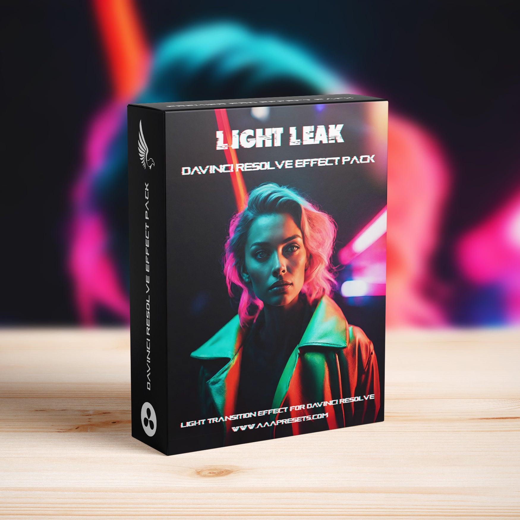 Light Leak Transitions for Davinci Resolve - DaVinci Resolve Transitions, Light Leaks, Light Leaks OVERLAYS, video transitions pack - aaapresets.com