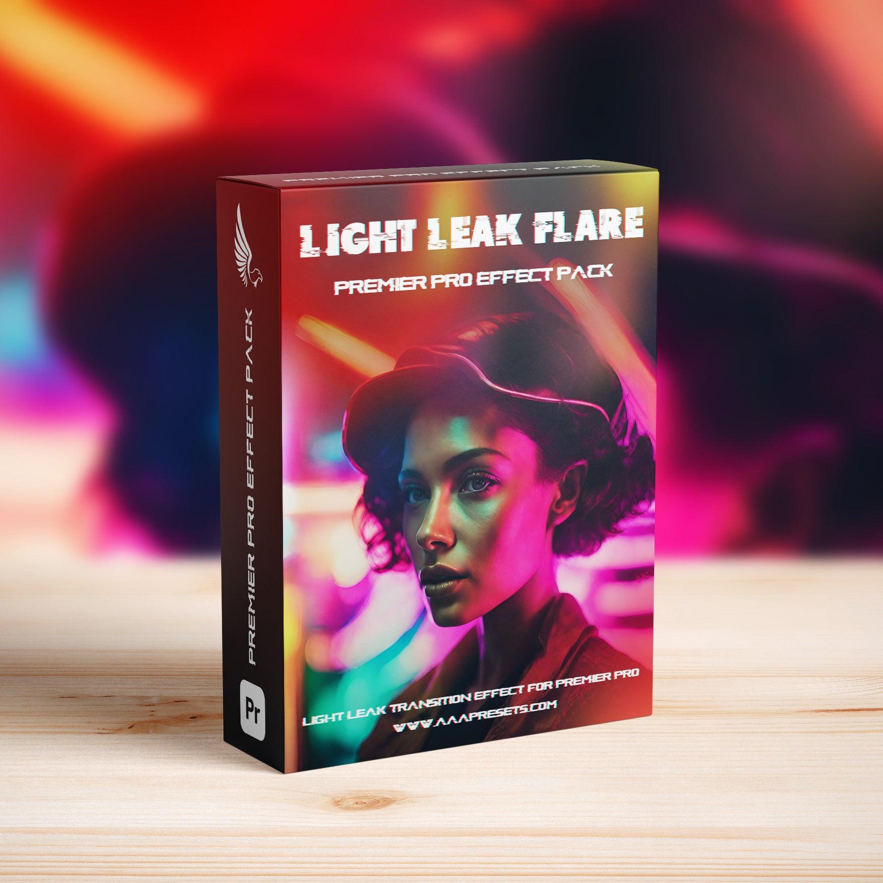 Light Leaks Lens Flare Transition Pack For Premiere Pro - Premiere Pro Transitions - by AAA Presets