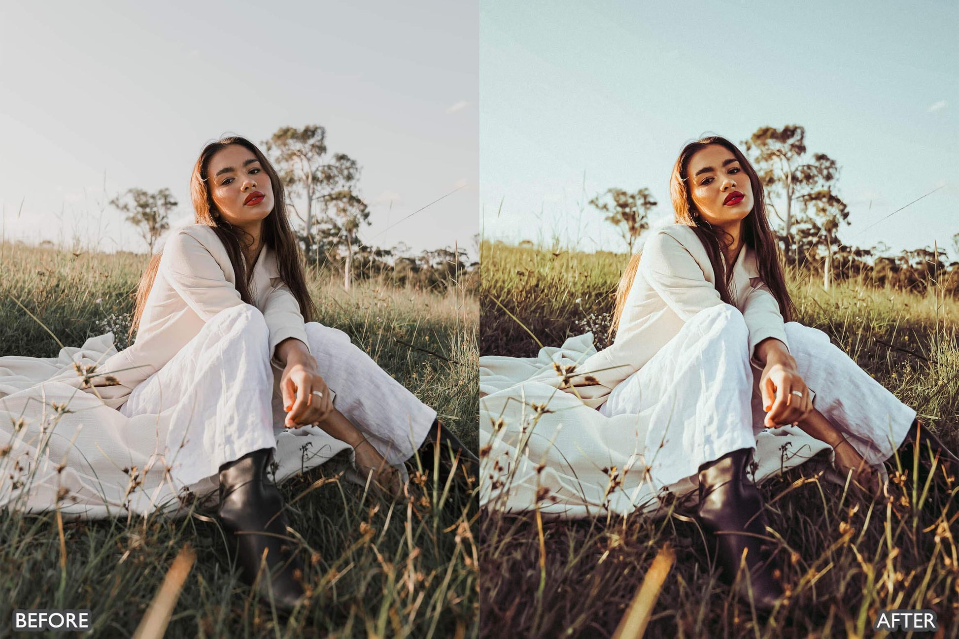 Lightroom Moody Sunset Presets For Photo Retouching - adobe lightroom presets, Blogger presets, Cinematic Presets, instagram presets, lightroom presets, moody presets, Portrait presets, presets before and after, professional lightroom presets, sunset presets - aaapresets.com