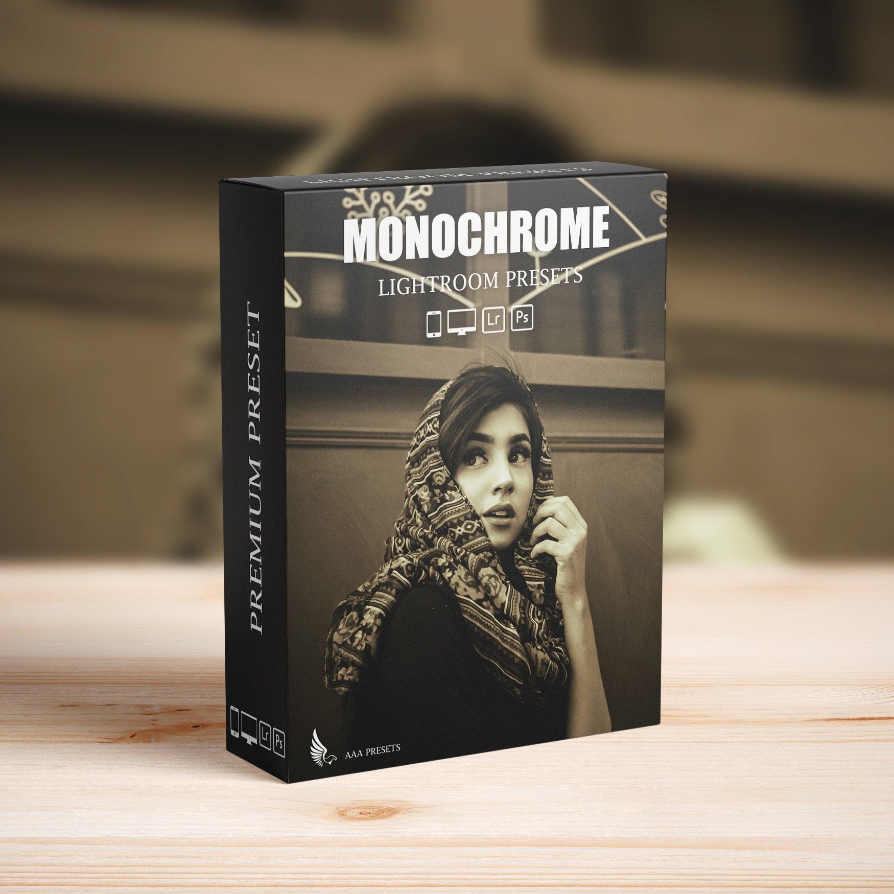 Monochrome Portrait Lightroom Presets - Lightroom Presets - by AAA Presets
